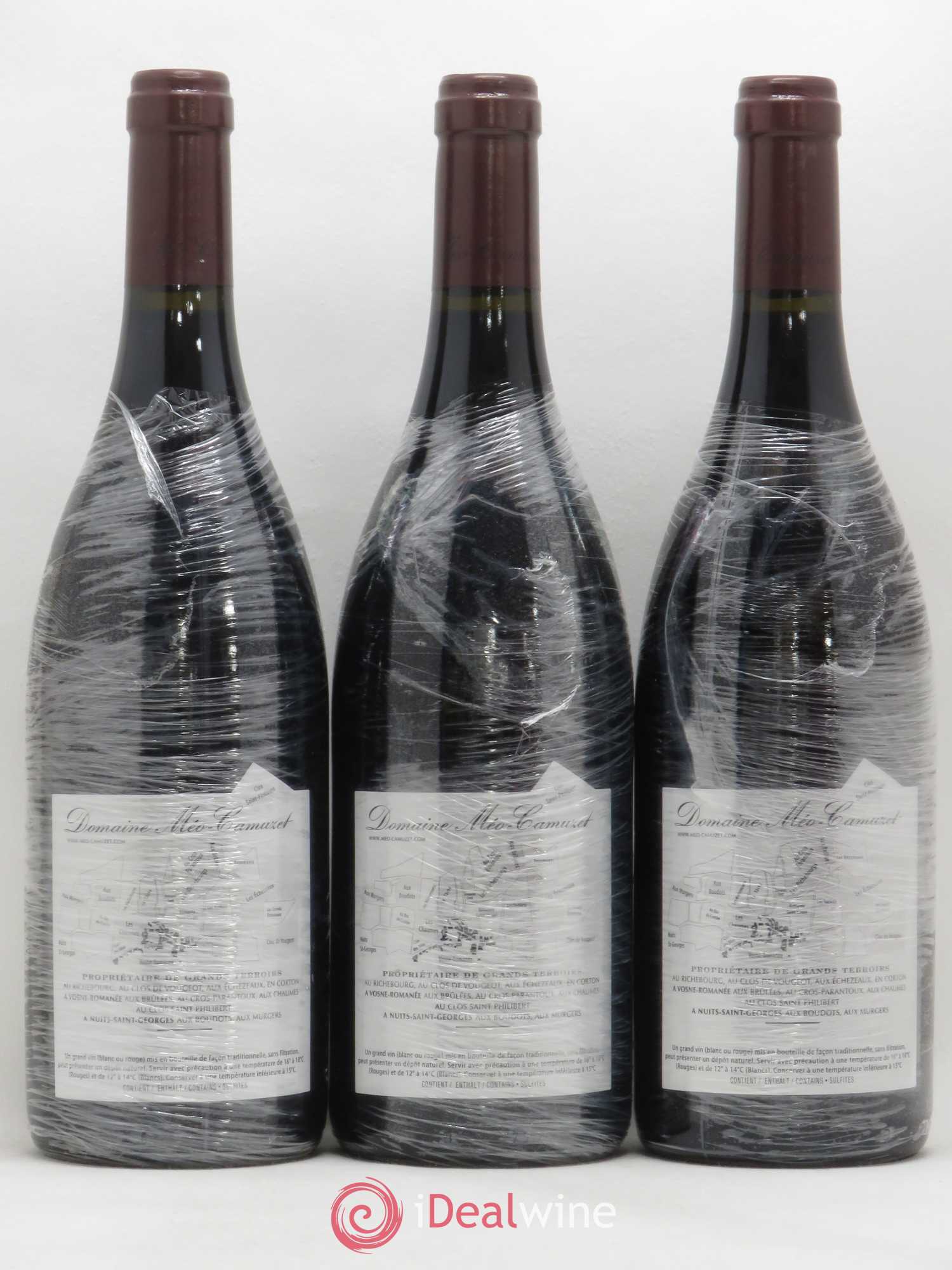 Clos de Vougeot Grand Cru Méo-Camuzet (Domaine) 2016 - Lot de 3 bouteilles - 1
