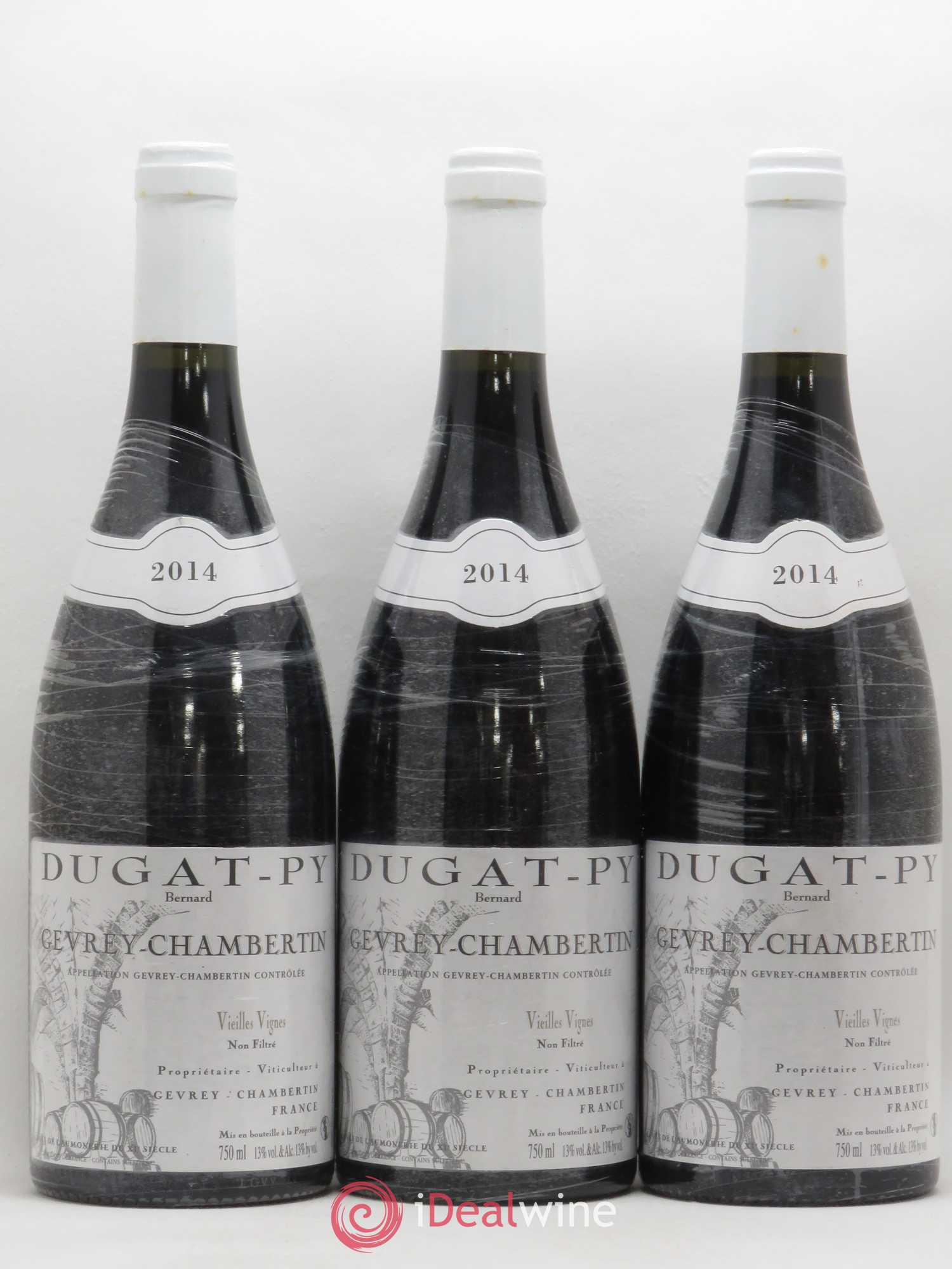 Gevrey-Chambertin Vieilles Vignes Dugat-Py 2014 - Lot de 3 bouteilles - 0