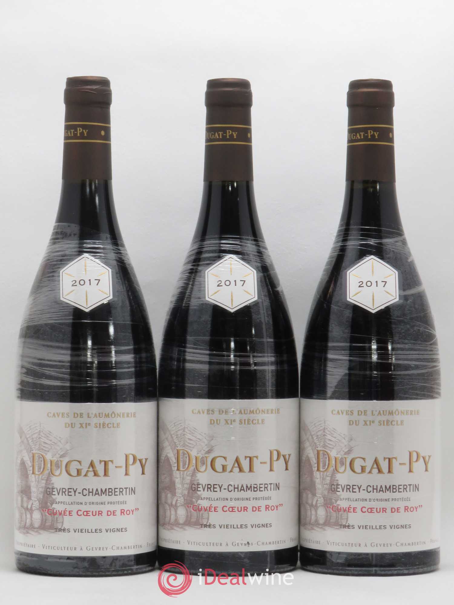 Gevrey-Chambertin Coeur de Roy Très Vieilles Vignes Dugat-Py 2017 - Lot de 3 bouteilles - 0