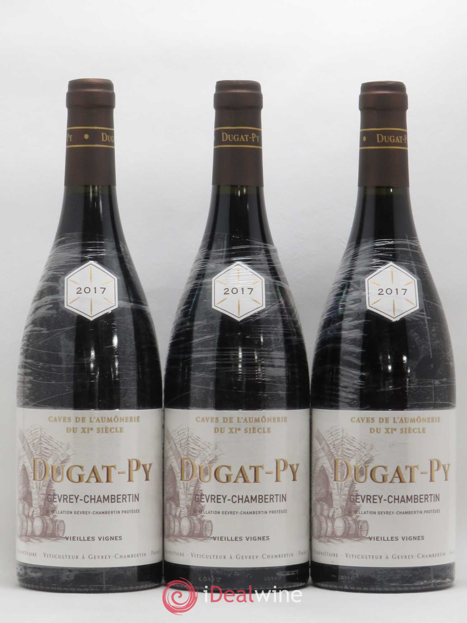 Gevrey-Chambertin Vieilles Vignes Dugat-Py 2017 - Lot de 3 bouteilles - 0