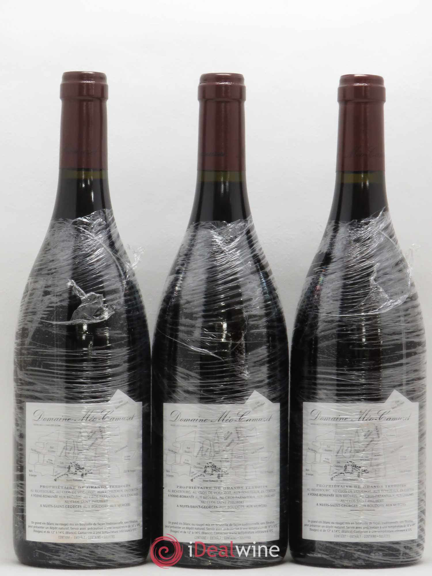 Clos de Vougeot Grand Cru Méo-Camuzet (Domaine) 2014 - Lot de 3 bouteilles - 1