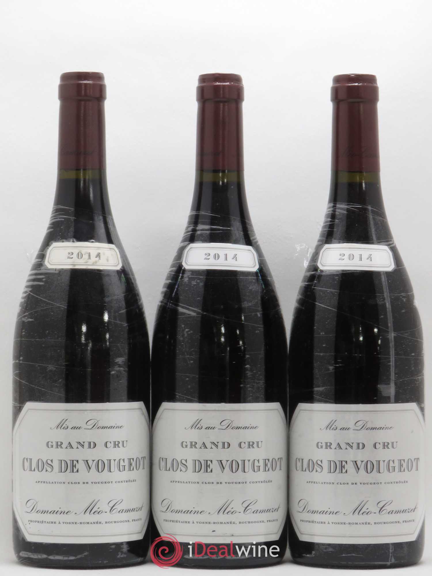 Clos de Vougeot Grand Cru Méo-Camuzet (Domaine) 2014 - Lot de 3 bouteilles - 0
