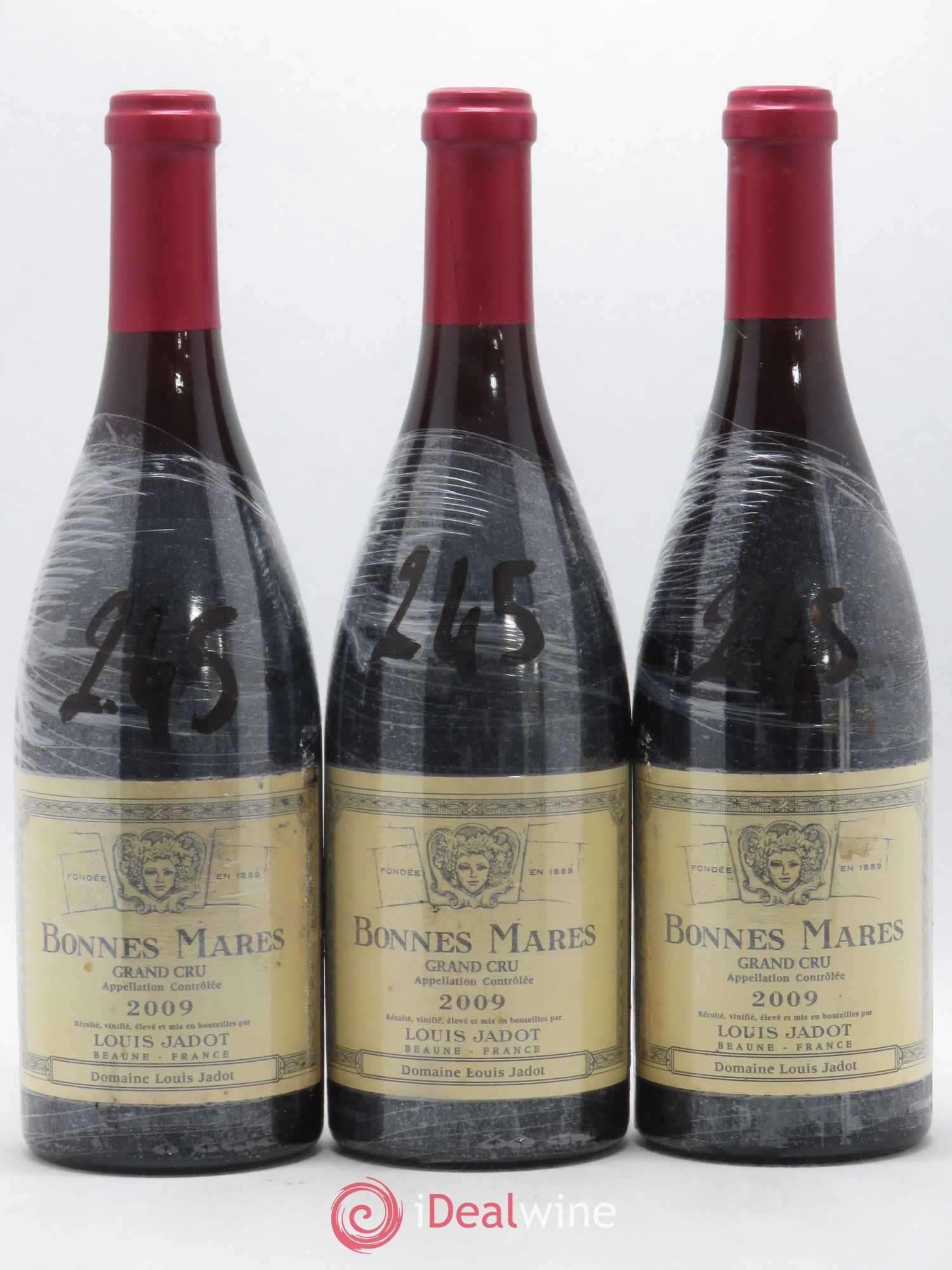 Bonnes-Mares Grand Cru Domaine Louis Jadot 2009 - Lot de 3 bouteilles - 0