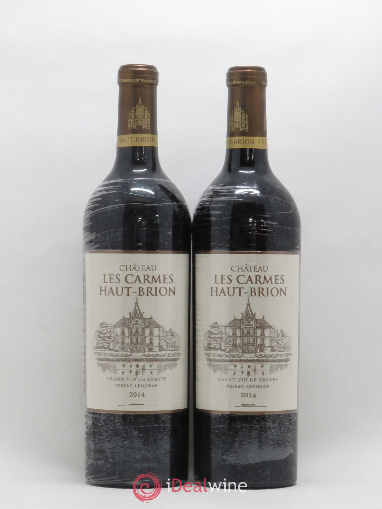 Château Les Carmes Haut-Brion 2014 - Lot de 2 bouteilles - 0