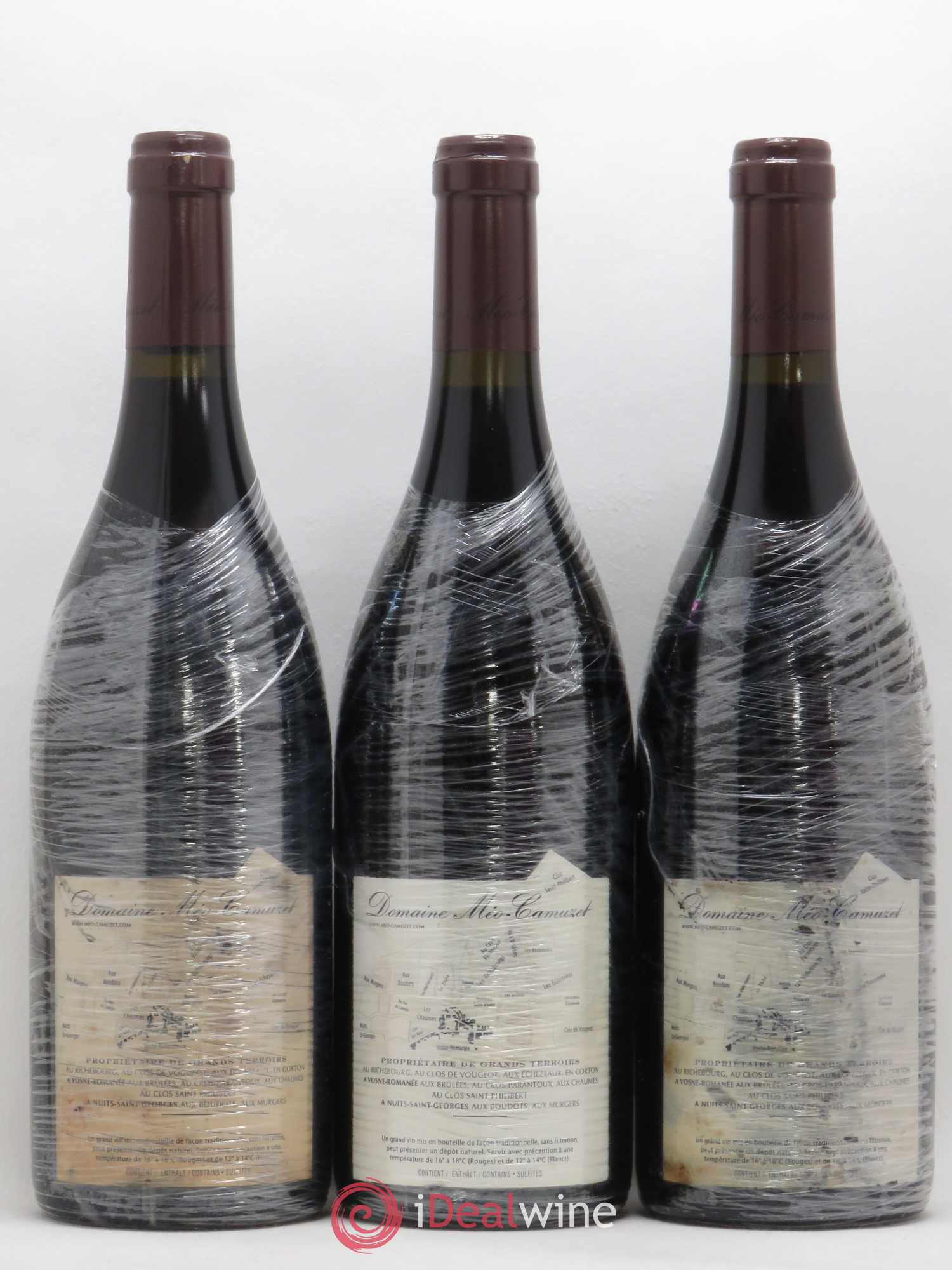 Clos de Vougeot Grand Cru Méo-Camuzet (Domaine) 2012 - Lot de 3 bouteilles - 1