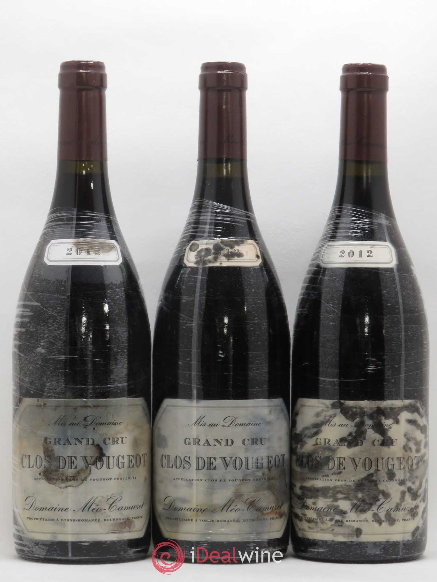 Clos de Vougeot Grand Cru Méo-Camuzet (Domaine) 2012 - Lot de 3 bouteilles - 0