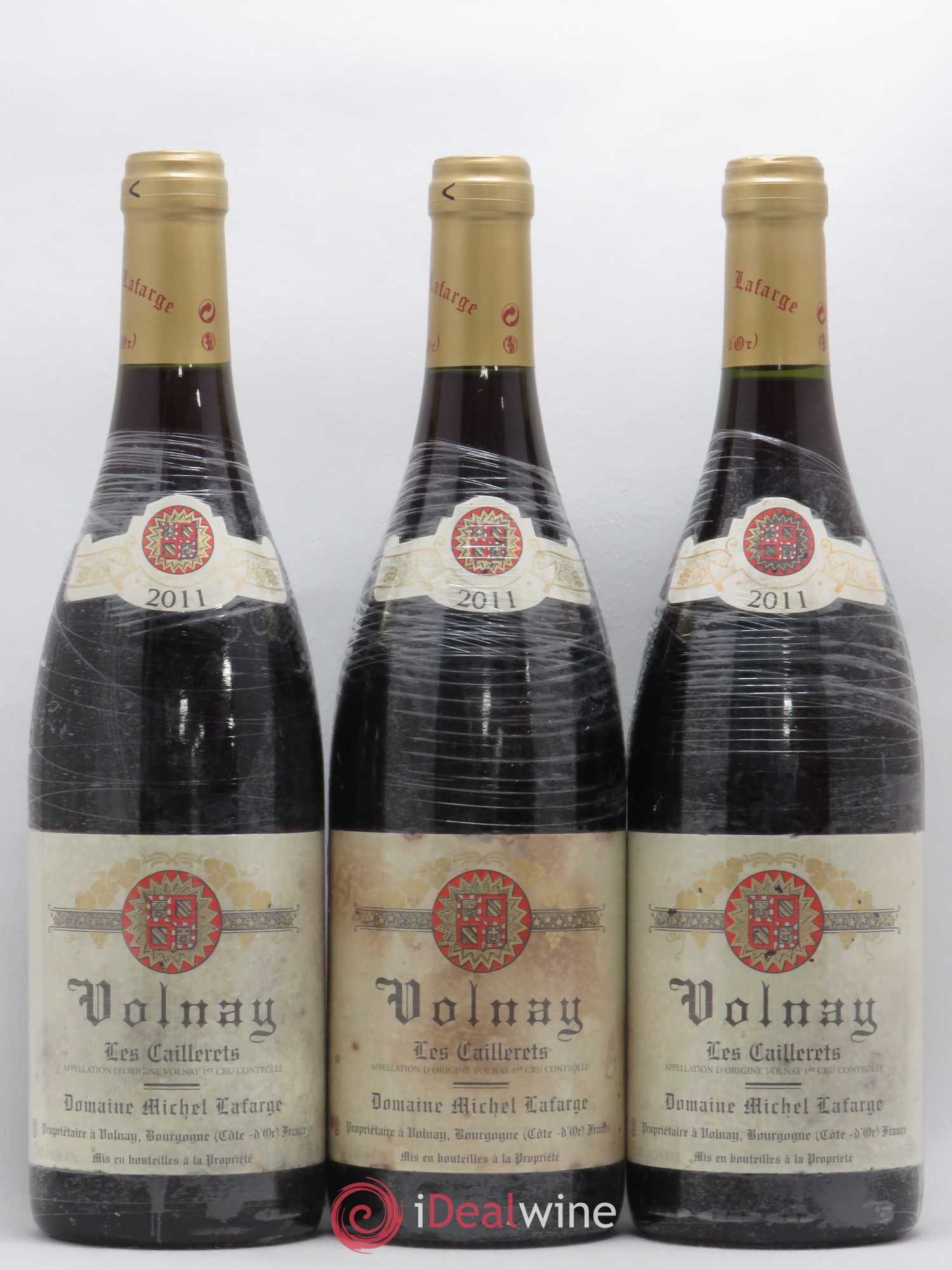 Volnay 1er Cru Les Caillerets Lafarge (Domaine) 2011 - Lot de 3 bouteilles - 0