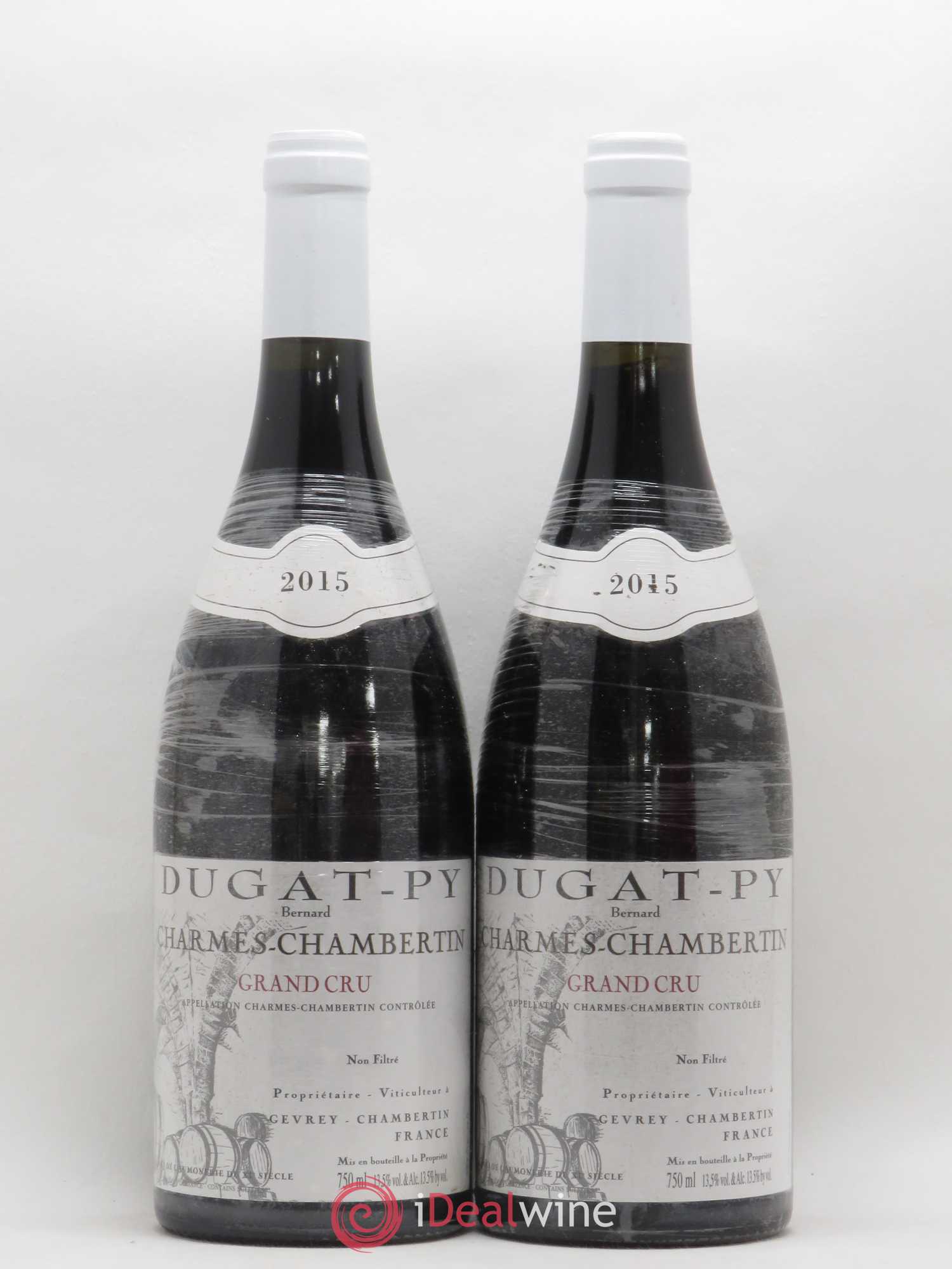 Charmes-Chambertin Grand Cru Dugat-Py 2015 - Lot de 2 bouteilles - 0
