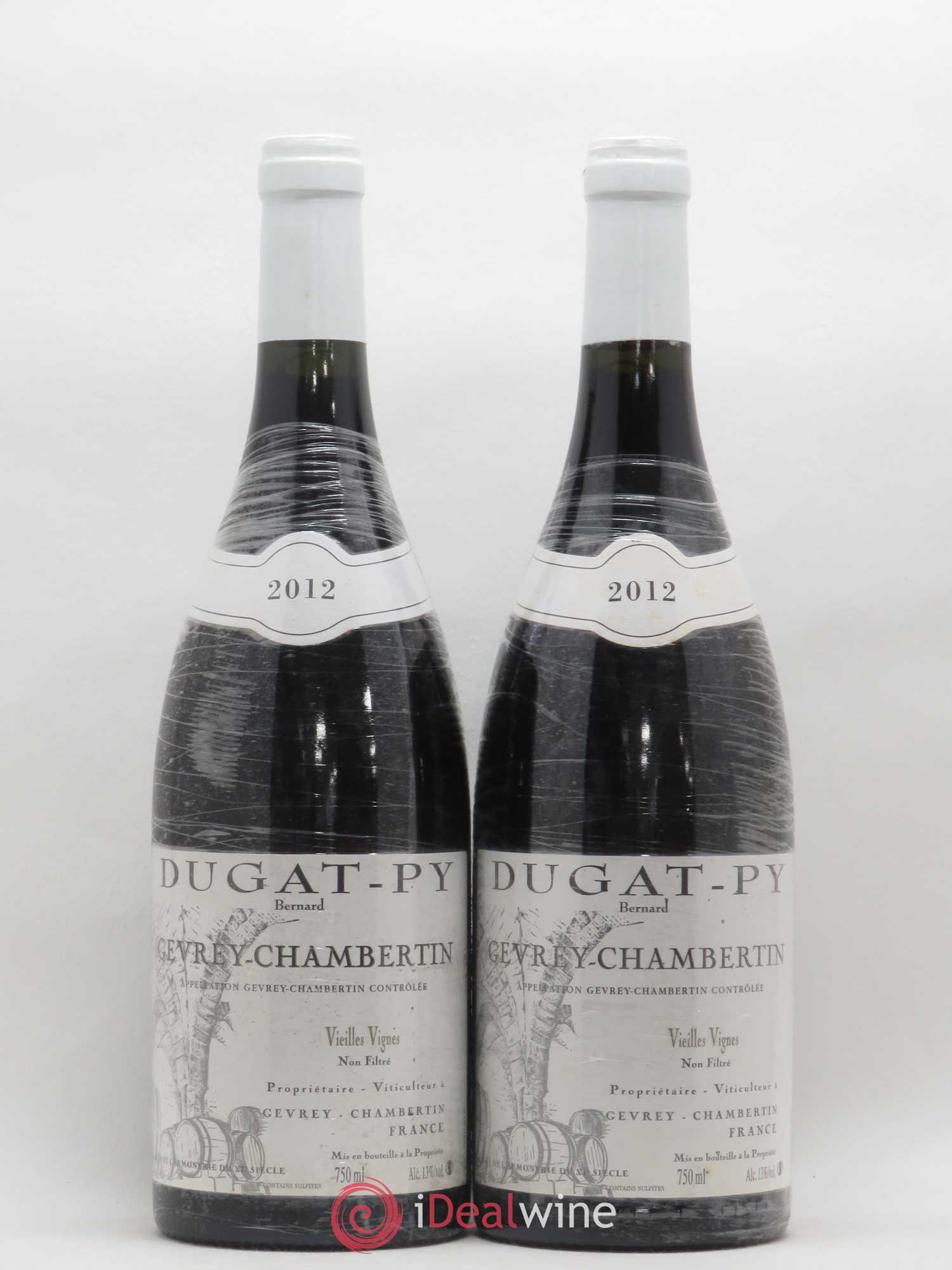 Gevrey-Chambertin Vieilles Vignes Dugat-Py 2012 - Lot de 2 bouteilles - 0