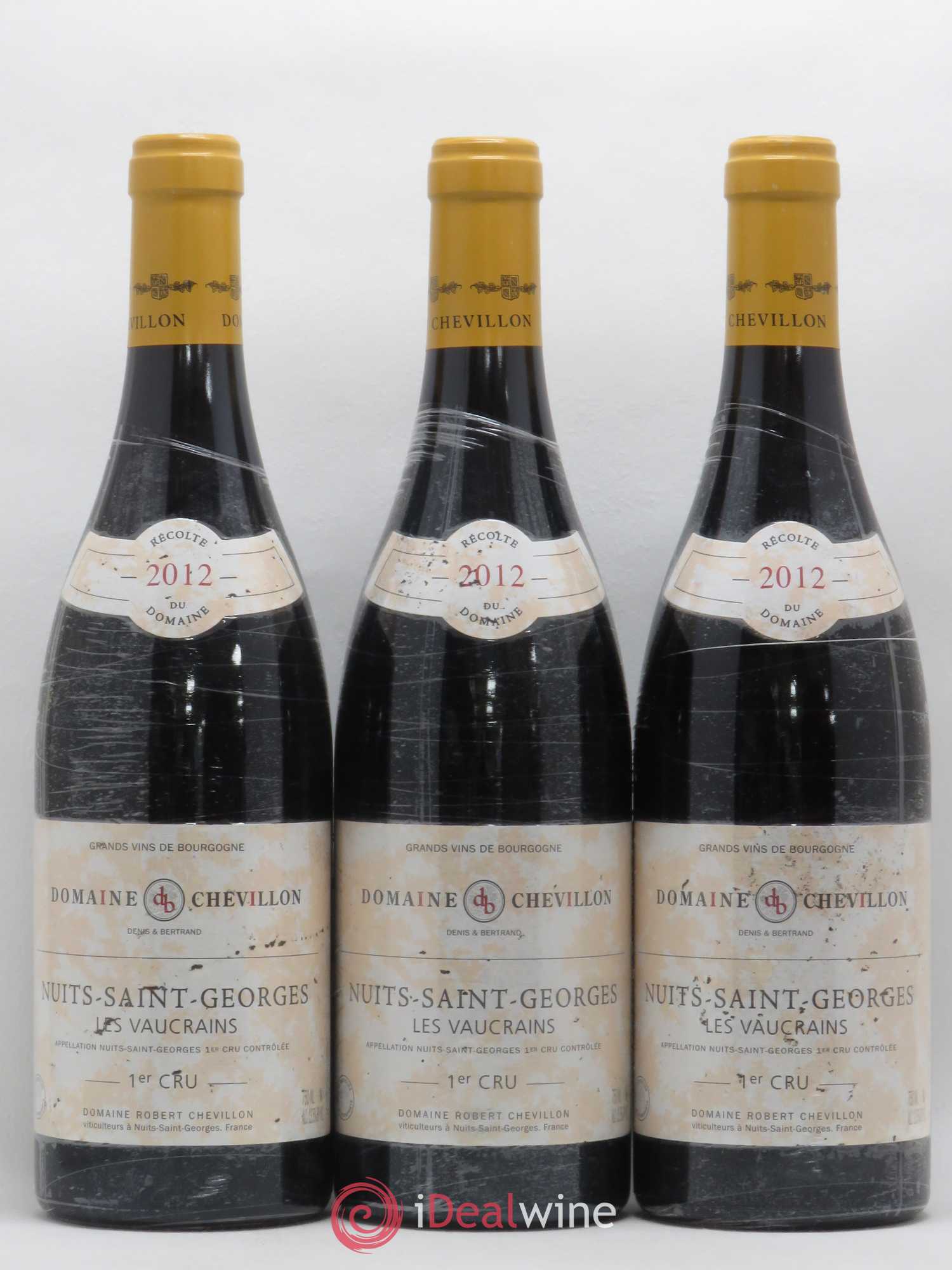 Nuits-Saint-Georges 1er Cru Les Vaucrains Robert Chevillon 2012 - Lot de 3 bouteilles - 0