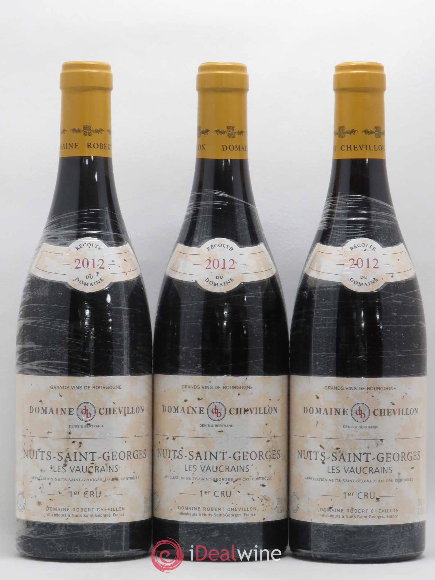 Nuits-Saint-Georges 1er Cru Les Vaucrains Robert Chevillon 2012 - Lot de 3 bouteilles - 0