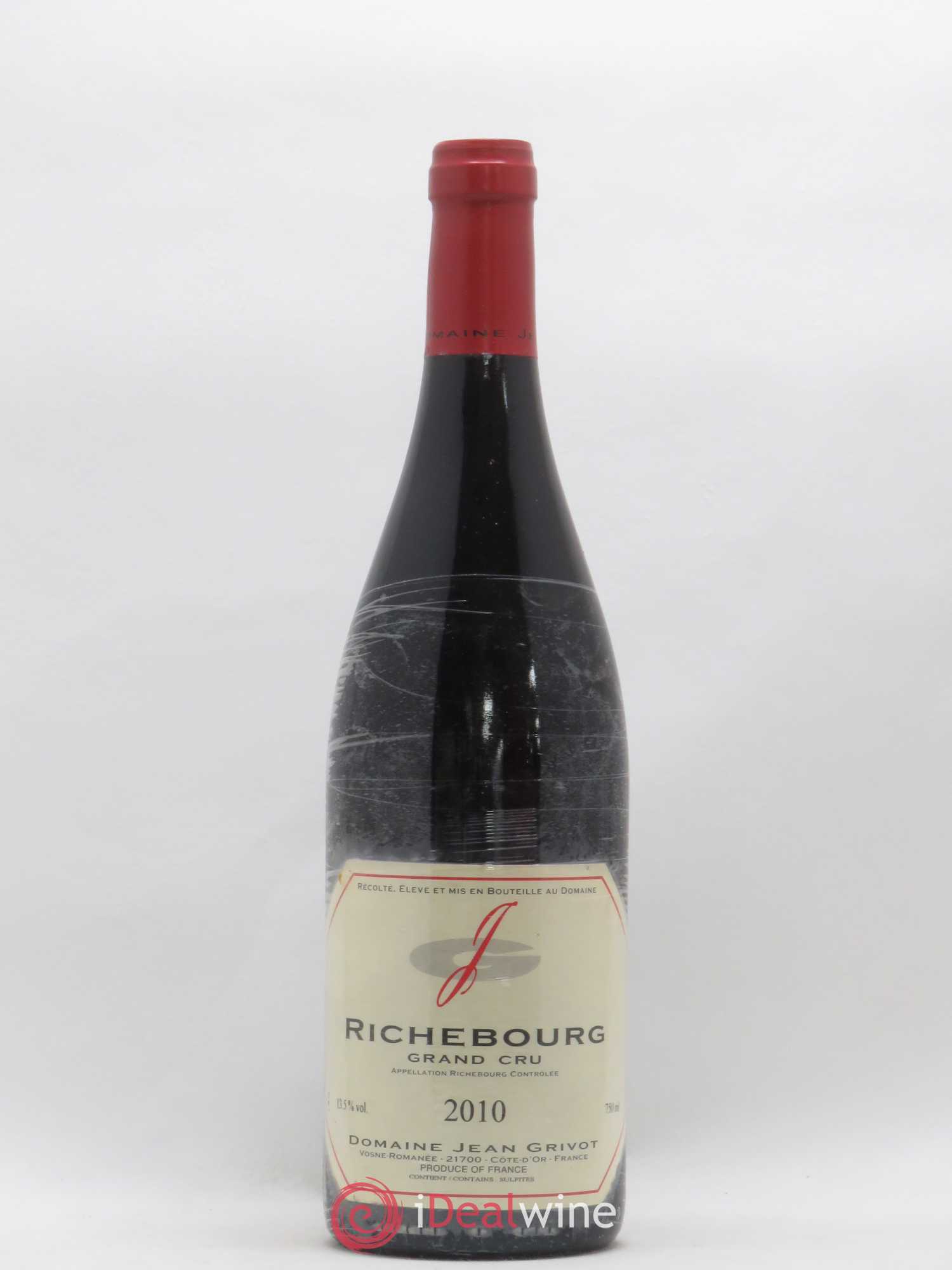 Richebourg Grand Cru Jean Grivot 2010 - Lot de 1 bouteille - 0