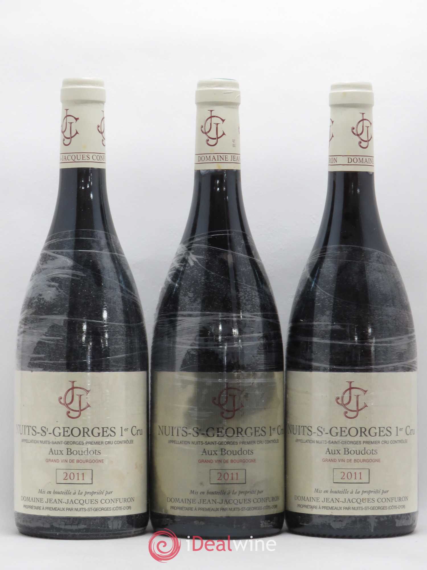 Nuits-Saint-Georges 1er Cru Aux Boudots Jean-Jacques Confuron 2011 - Lot de 3 bouteilles - 0