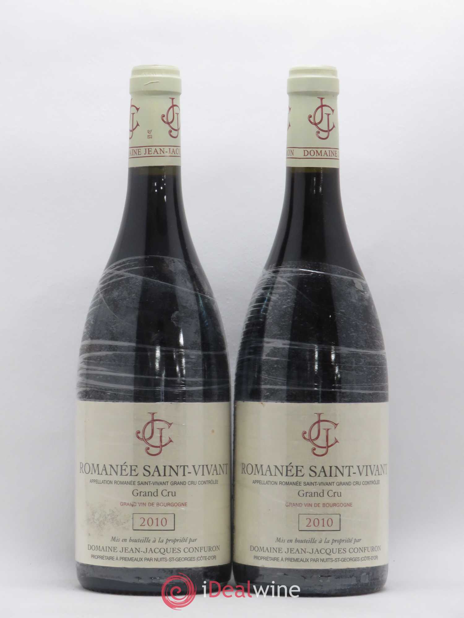 Romanée-Saint-Vivant Grand Cru Jean-Jacques Confuron 2010 - Lot de 2 bouteilles - 0