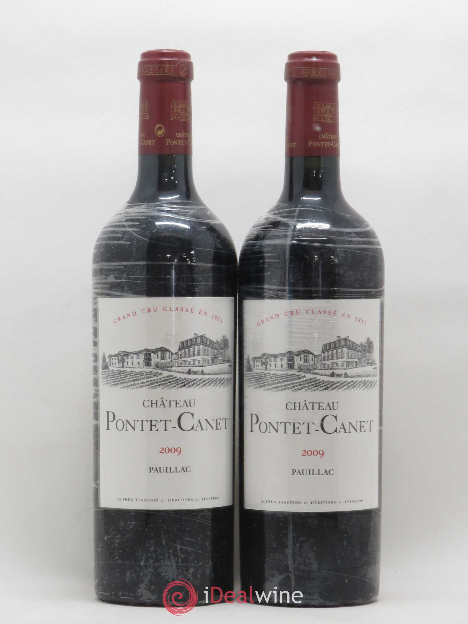 Château Pontet Canet 5ème Grand Cru Classé 2009 - Lot de 2 bouteilles - 0