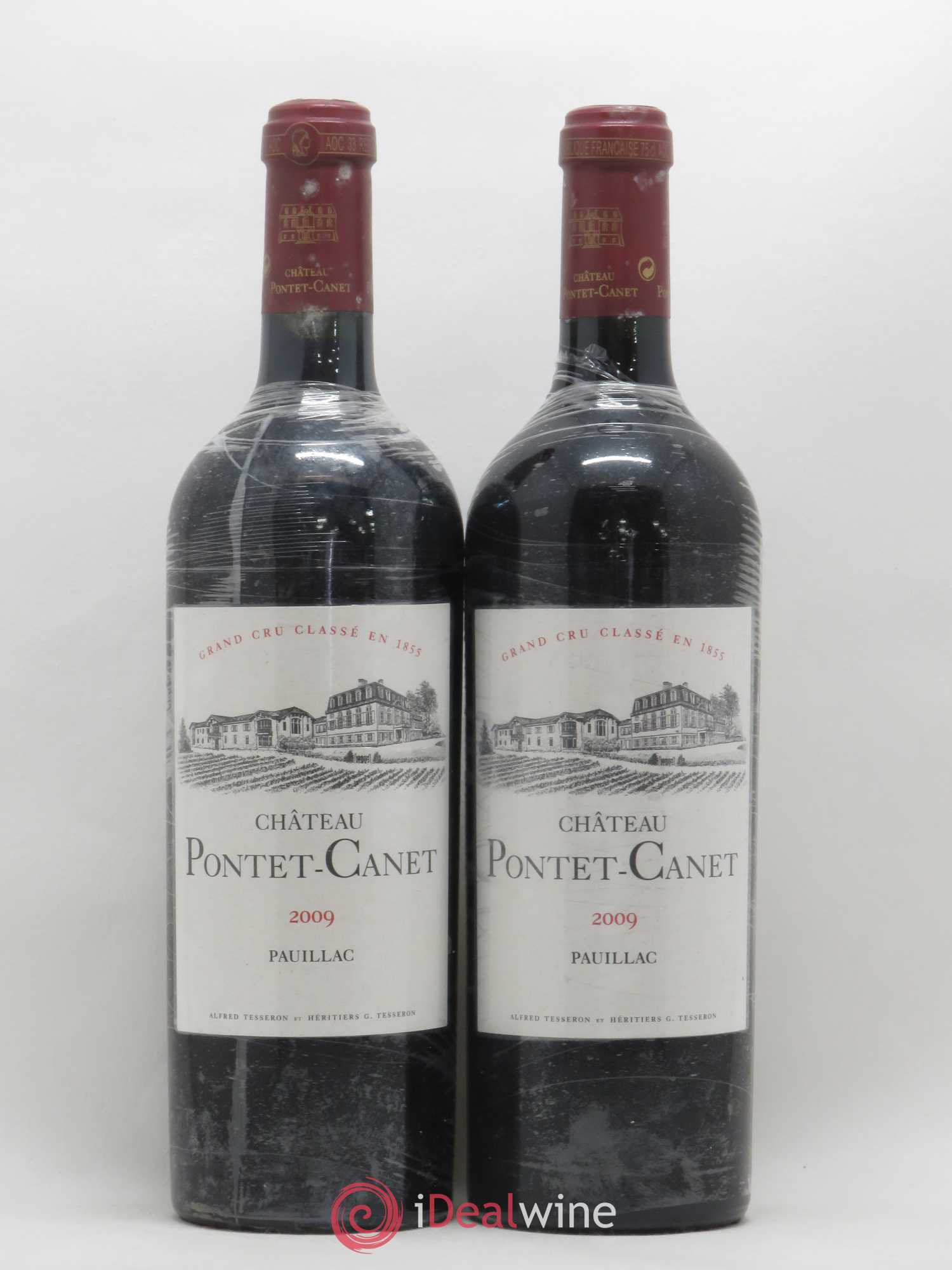 Château Pontet Canet 5ème Grand Cru Classé 2009 - Lot de 2 bouteilles - 0