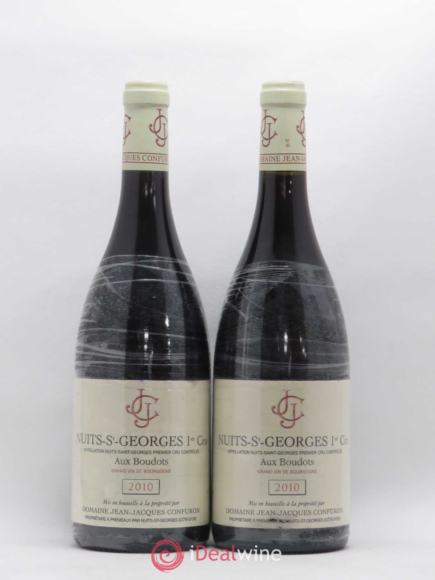 Nuits-Saint-Georges 1er Cru Aux Boudots Jean-Jacques Confuron 2010 - Lot de 2 bouteilles - 0