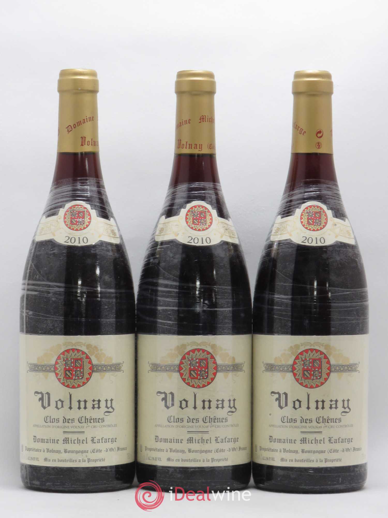 Volnay 1er Cru Clos des Chênes Lafarge (Domaine) 2010 - Lot de 3 bouteilles - 0