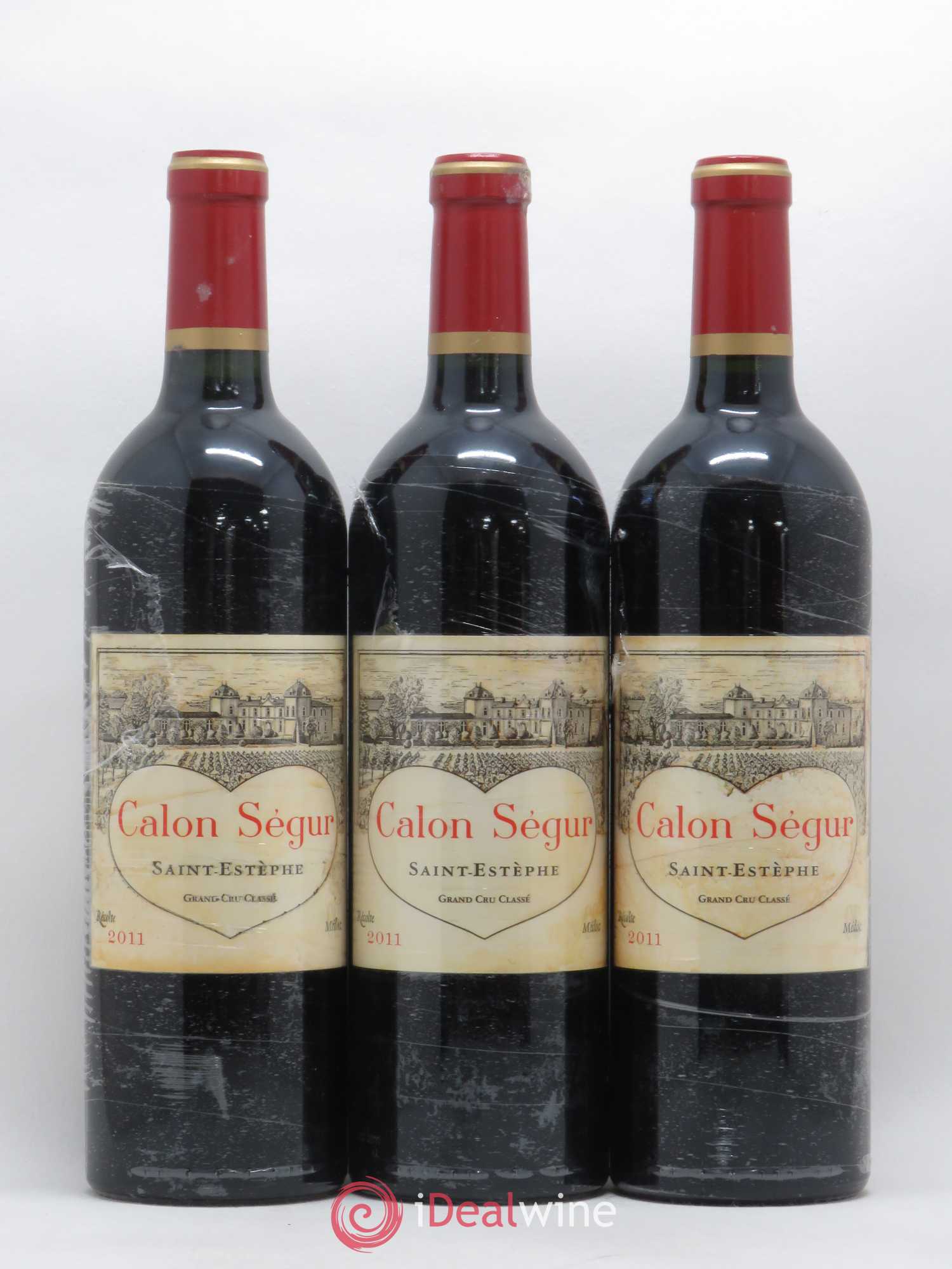 Château Calon Ségur 3ème Grand Cru Classé 2011 - Lot de 3 bouteilles - 0