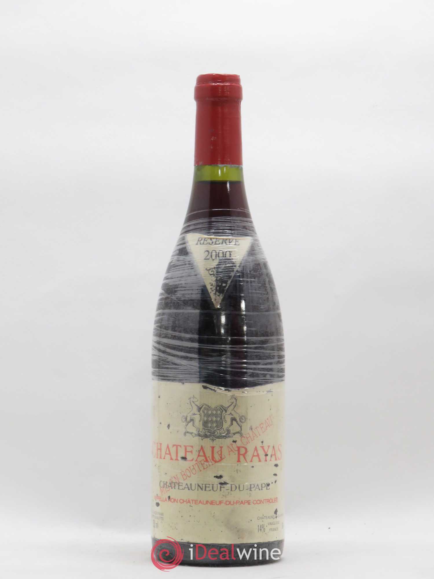 Châteauneuf-du-Pape Château Rayas Emmanuel Reynaud 2000 - Lot de 1 bouteille - 0