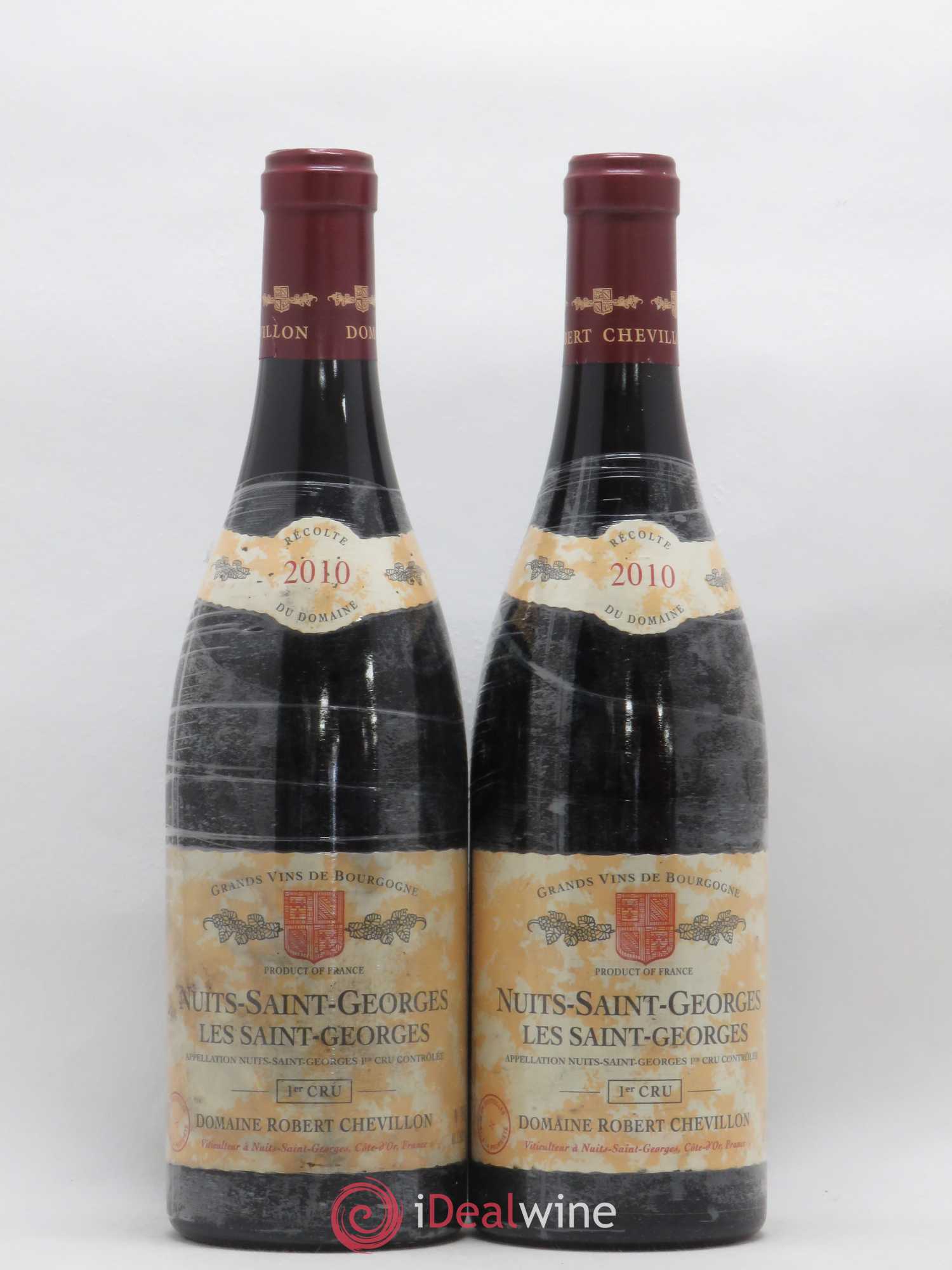 Nuits-Saint-Georges 1er Cru Les Saint Georges Robert Chevillon 2010 - Lot de 2 bouteilles - 0