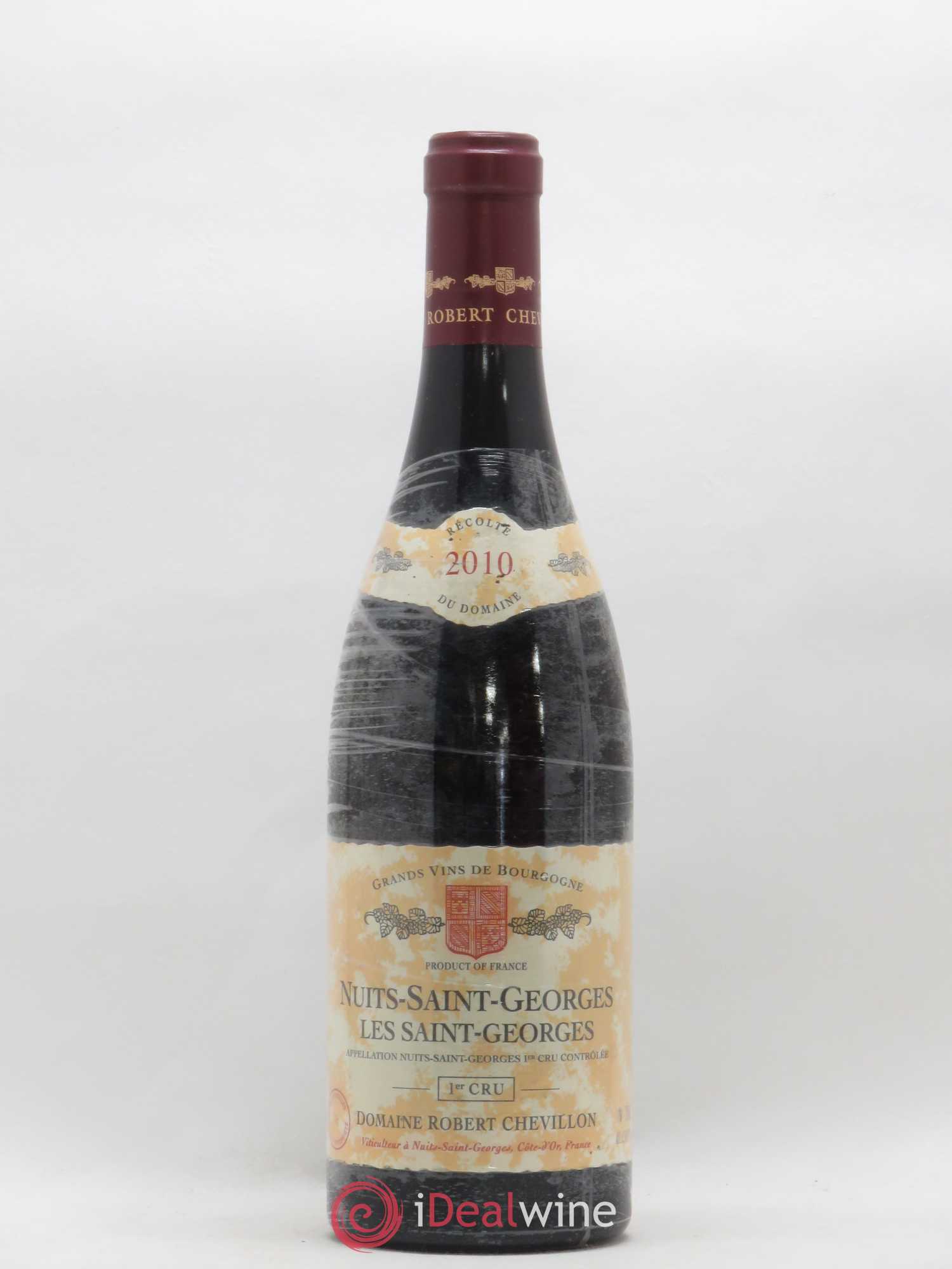 Nuits-Saint-Georges 1er Cru Les Saint Georges Robert Chevillon 2010 - Lot de 1 bouteille - 0