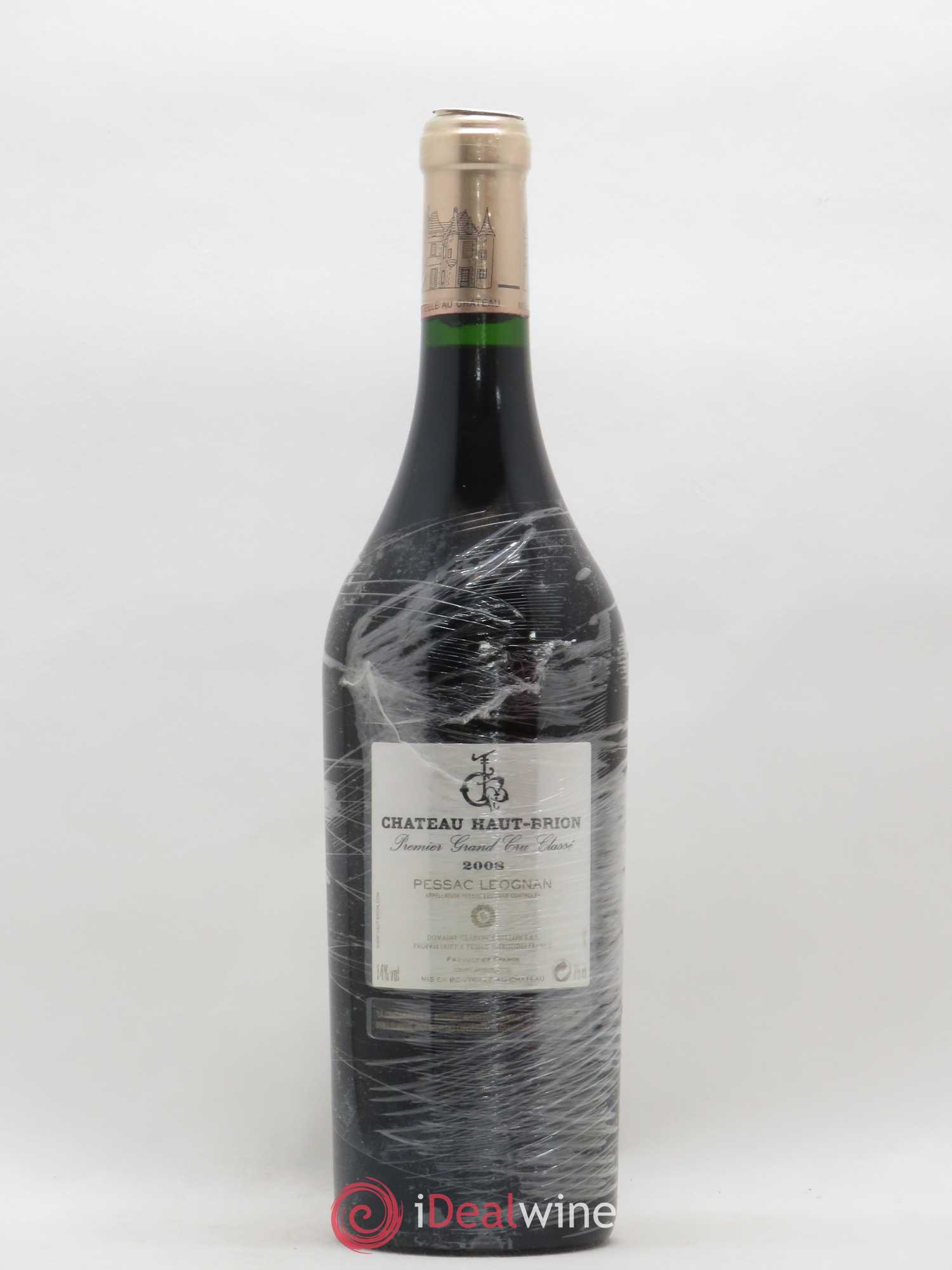 Château Haut Brion 1er Grand Cru Classé 2008 - Lot de 1 bouteille - 1