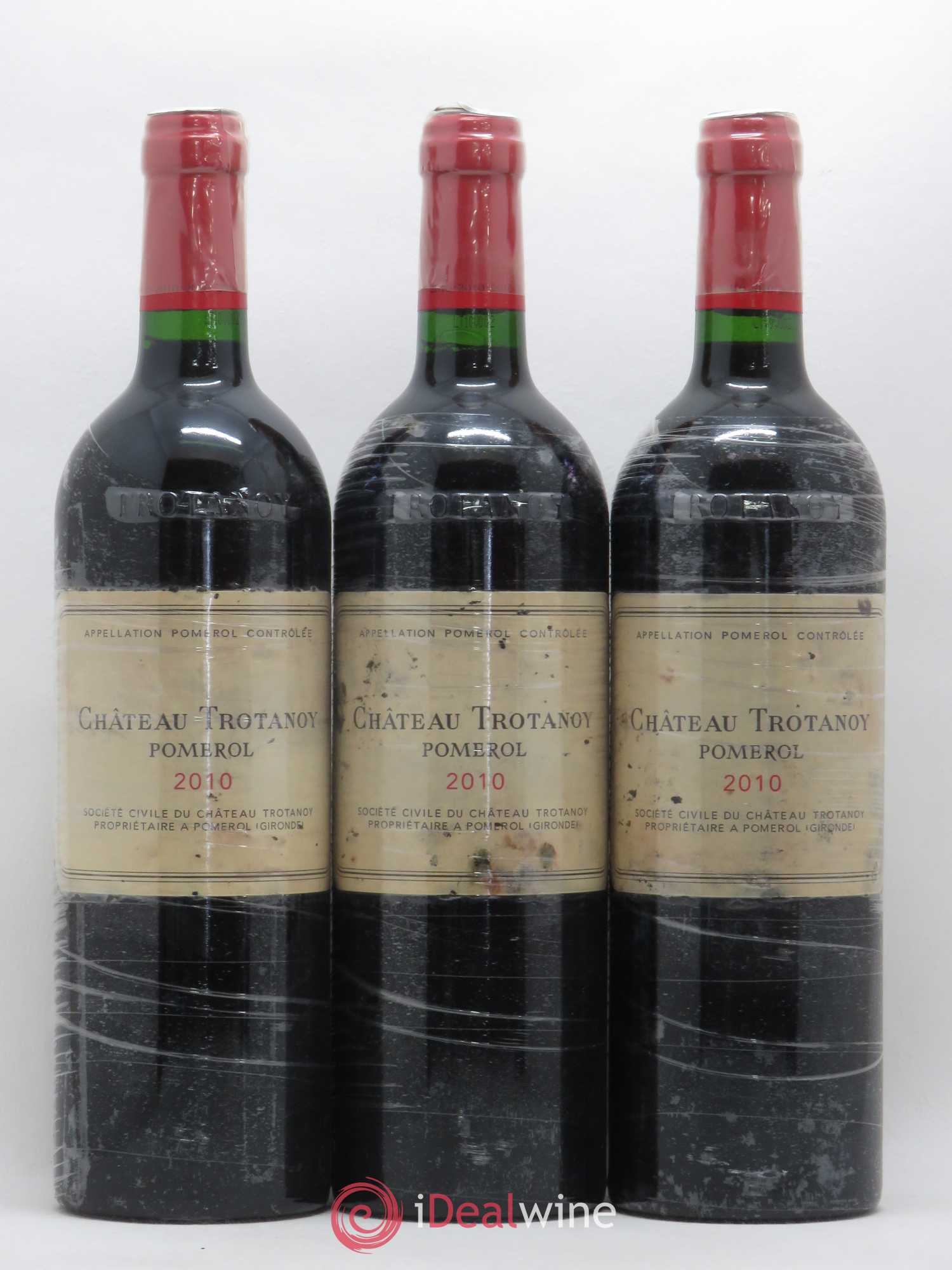 Château Trotanoy 2010 - Lot de 3 bouteilles - 0