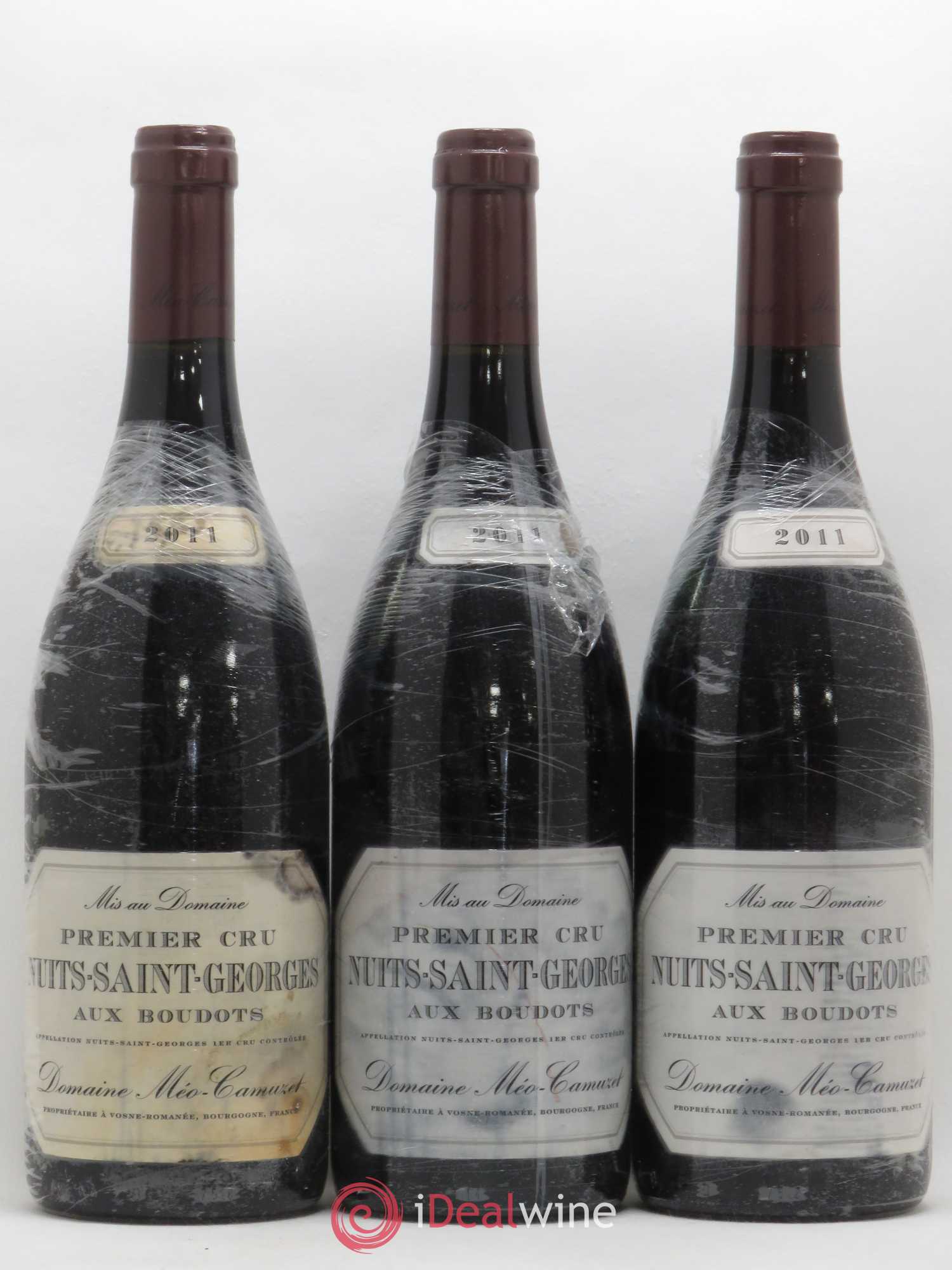 Nuits-Saint-Georges 1er Cru Aux Boudots Méo-Camuzet (Domaine) 2011 - Lot de 3 bouteilles - 0