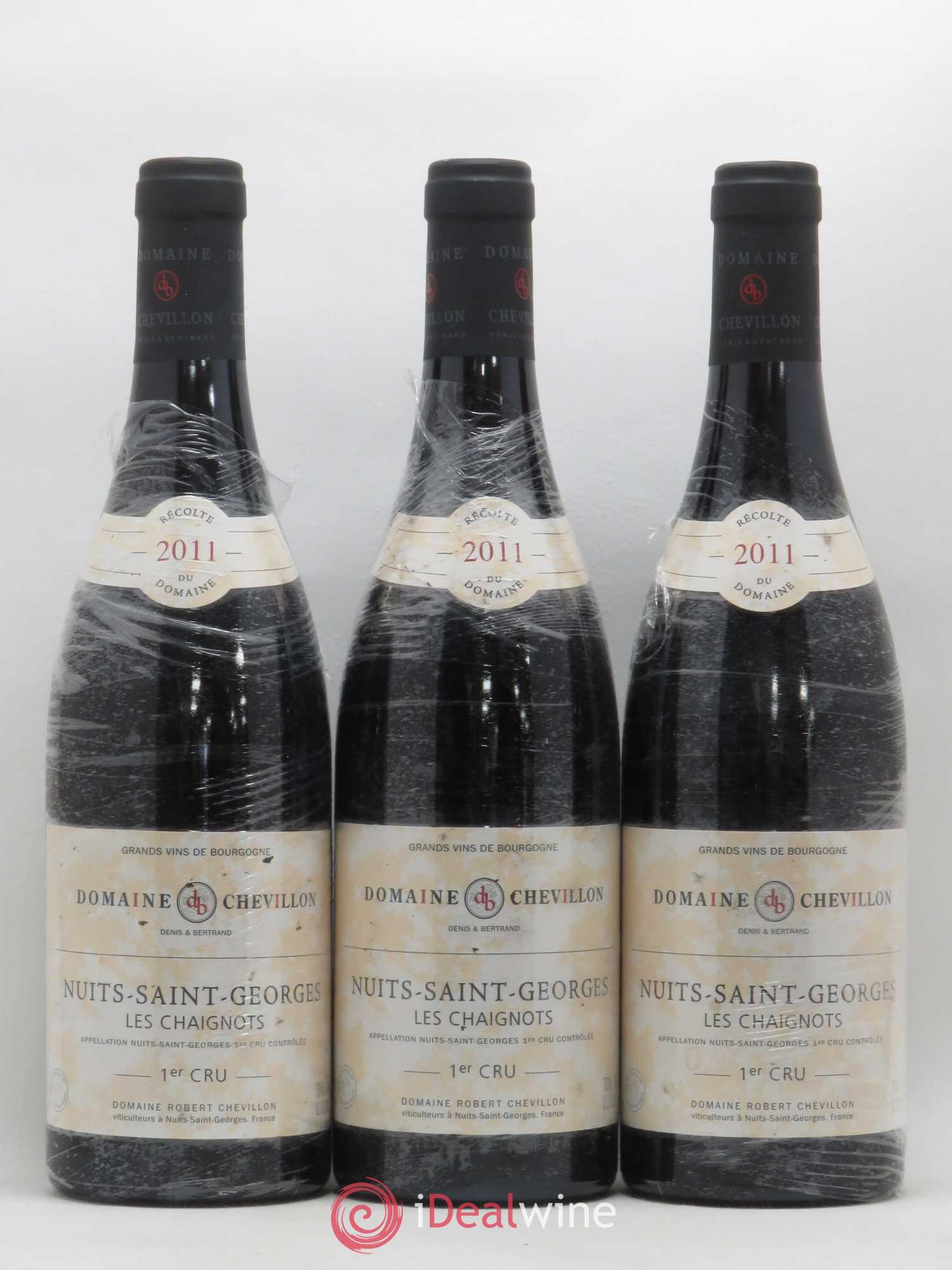 Nuits-Saint-Georges 1er Cru Les Chaignots Robert Chevillon 2011 - Lot de 3 bouteilles - 0