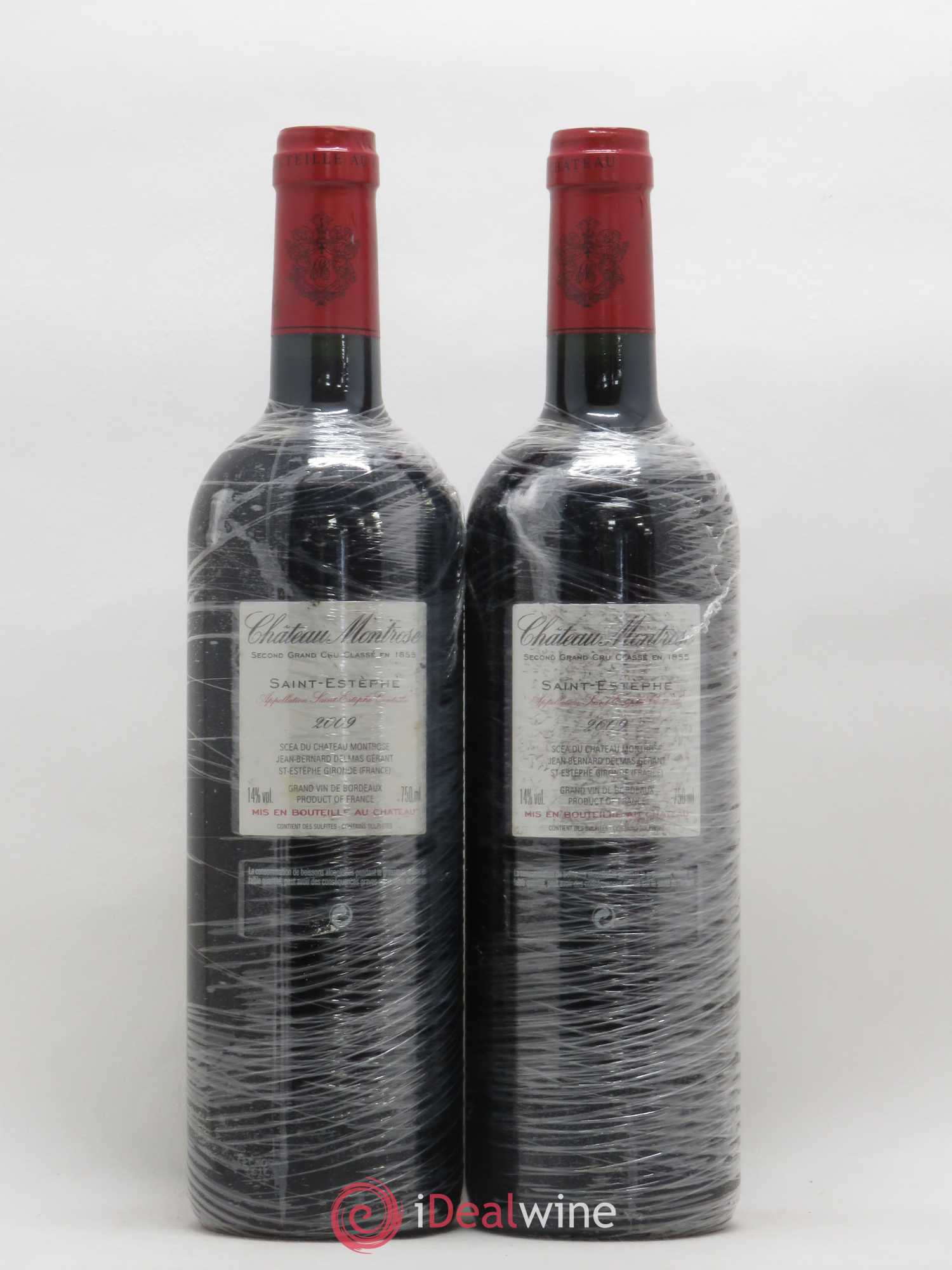 Château Montrose 2ème Grand Cru Classé 2009 - Lot de 2 bouteilles - 1