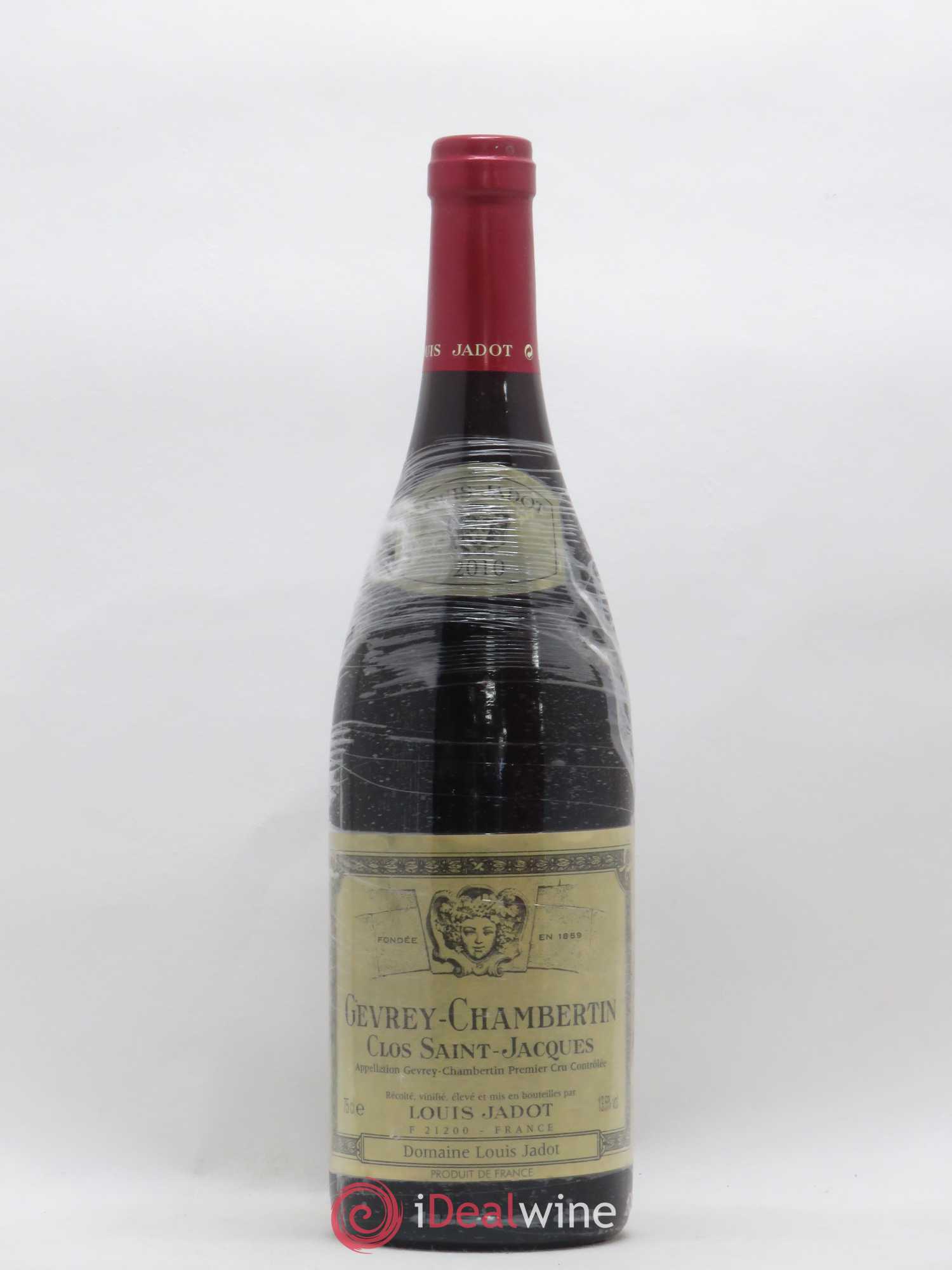 Gevrey-Chambertin 1er Cru Clos Saint Jacques Domaine Louis Jadot 2010 - Lot de 1 bouteille - 0