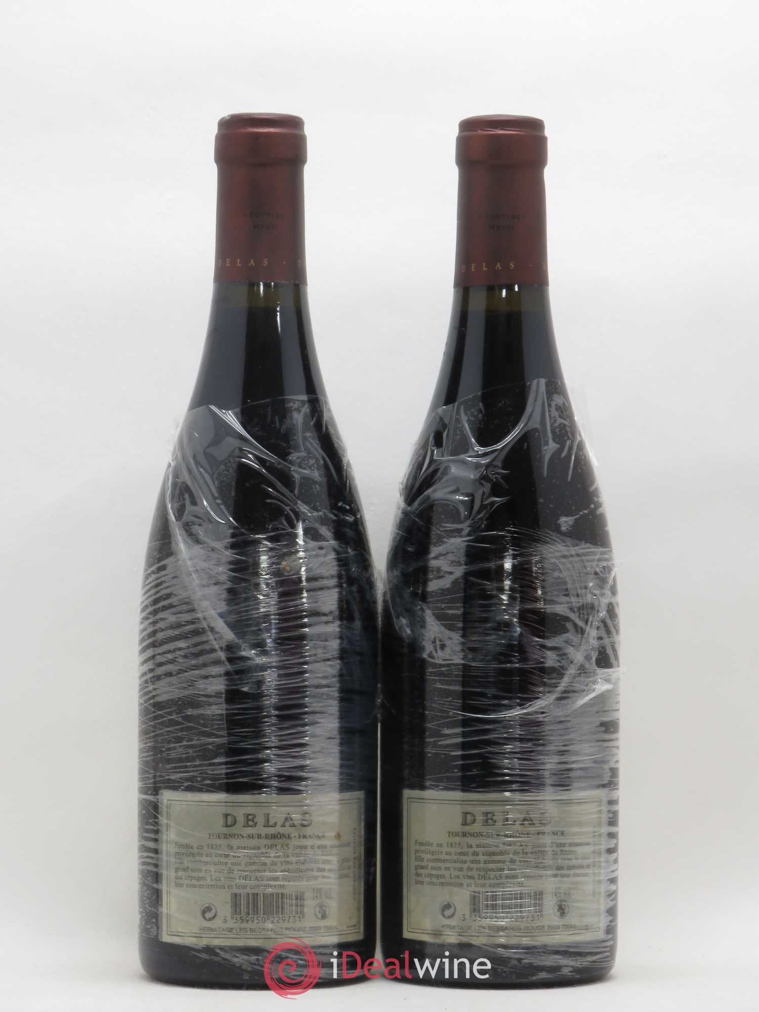 Hermitage Les Bessards Delas Frères 2009 - Lot de 2 bouteilles - 1