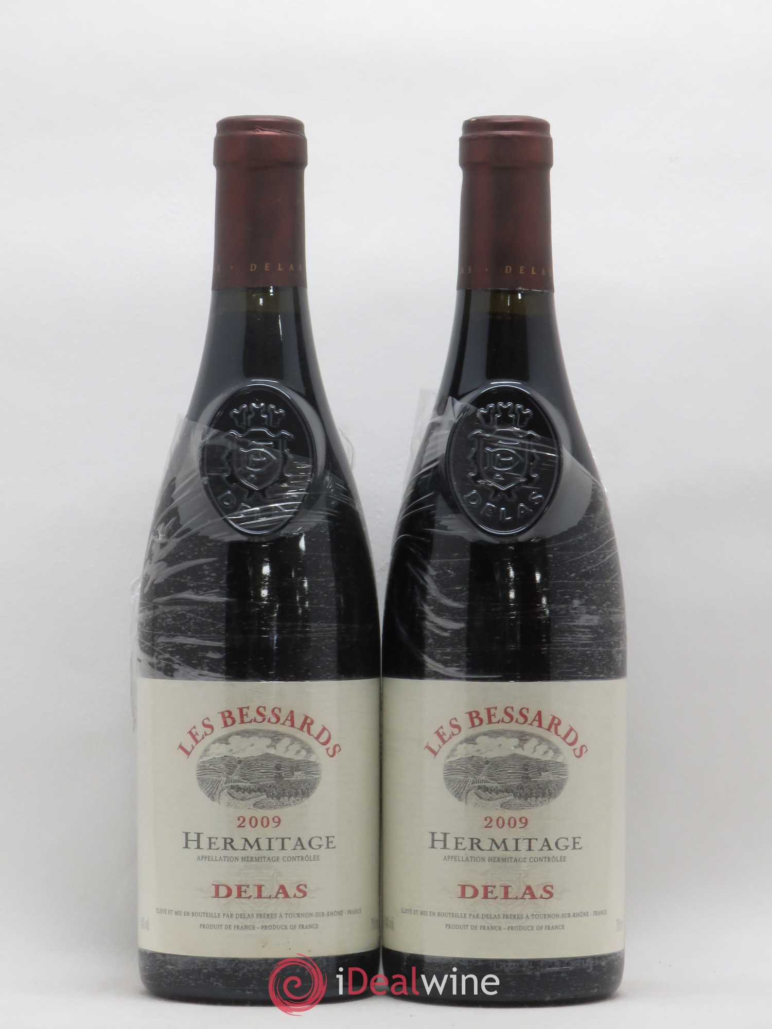 Hermitage Les Bessards Delas Frères 2009 - Lot de 2 bouteilles - 0
