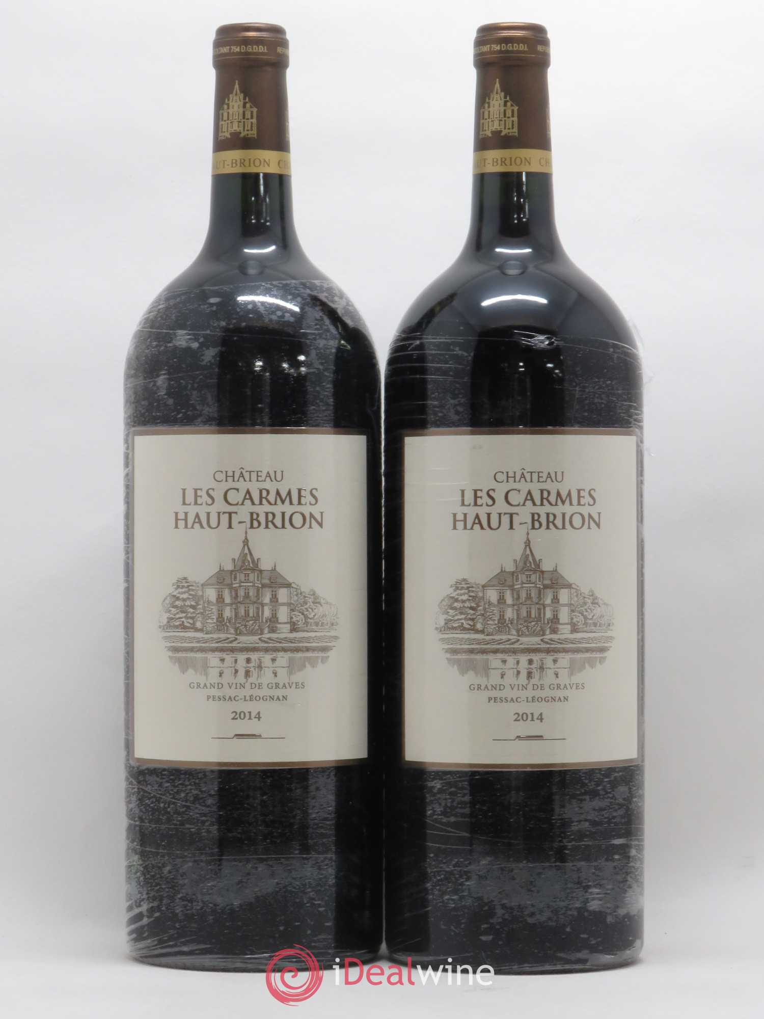 Château Les Carmes Haut-Brion 2014 - Lot de 2 magnums - 0