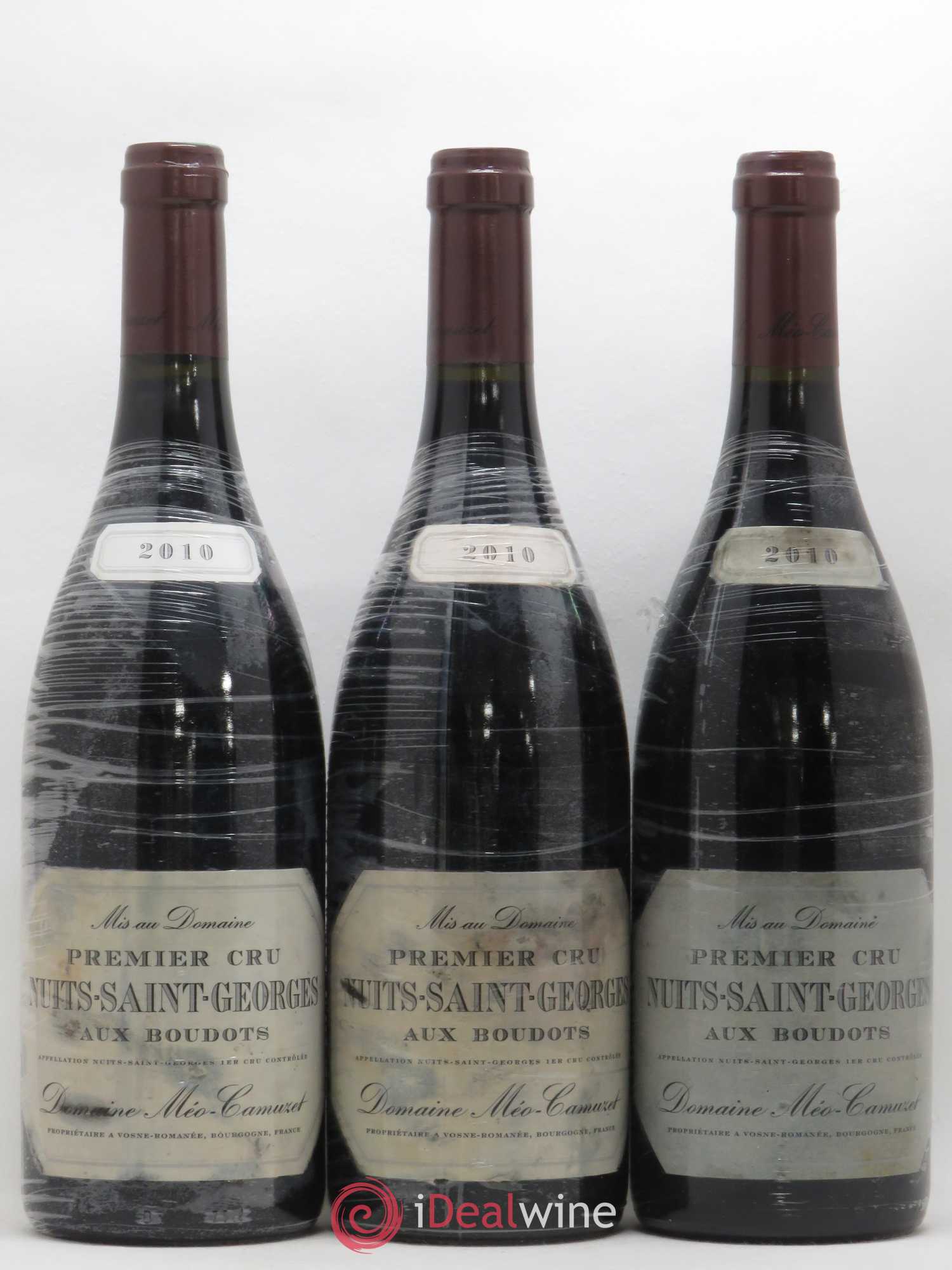 Nuits-Saint-Georges 1er Cru Aux Boudots Méo-Camuzet (Domaine) 2010 - Lot de 3 bouteilles - 0