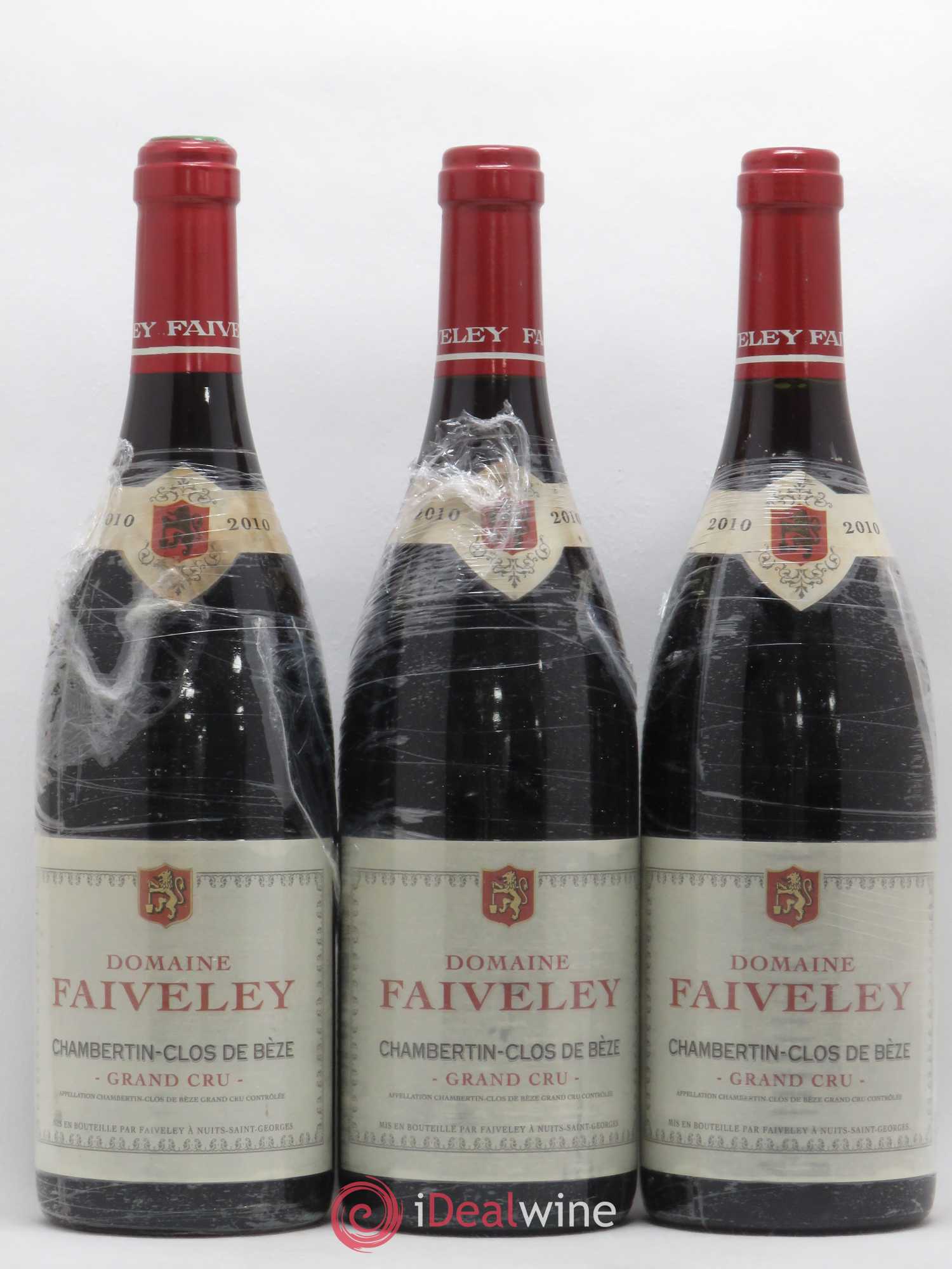 Chambertin Clos de Bèze Grand Cru Faiveley 2010 - Lot de 3 bouteilles - 0