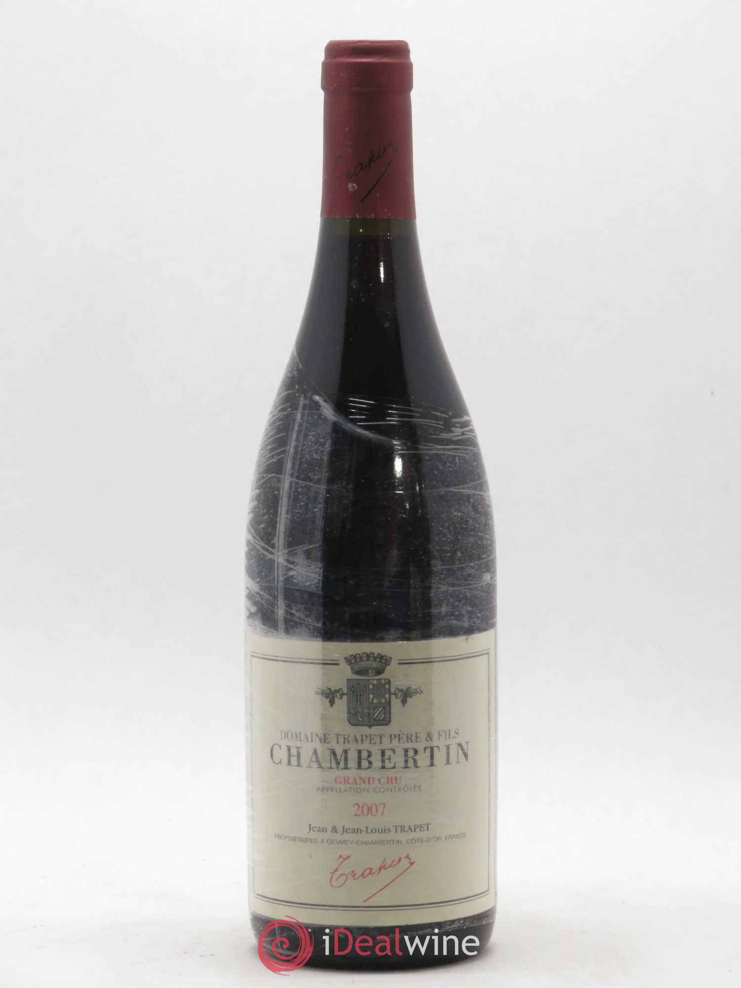 Chambertin Grand Cru Domaine Trapet 2007 - Lot de 1 bouteille - 0