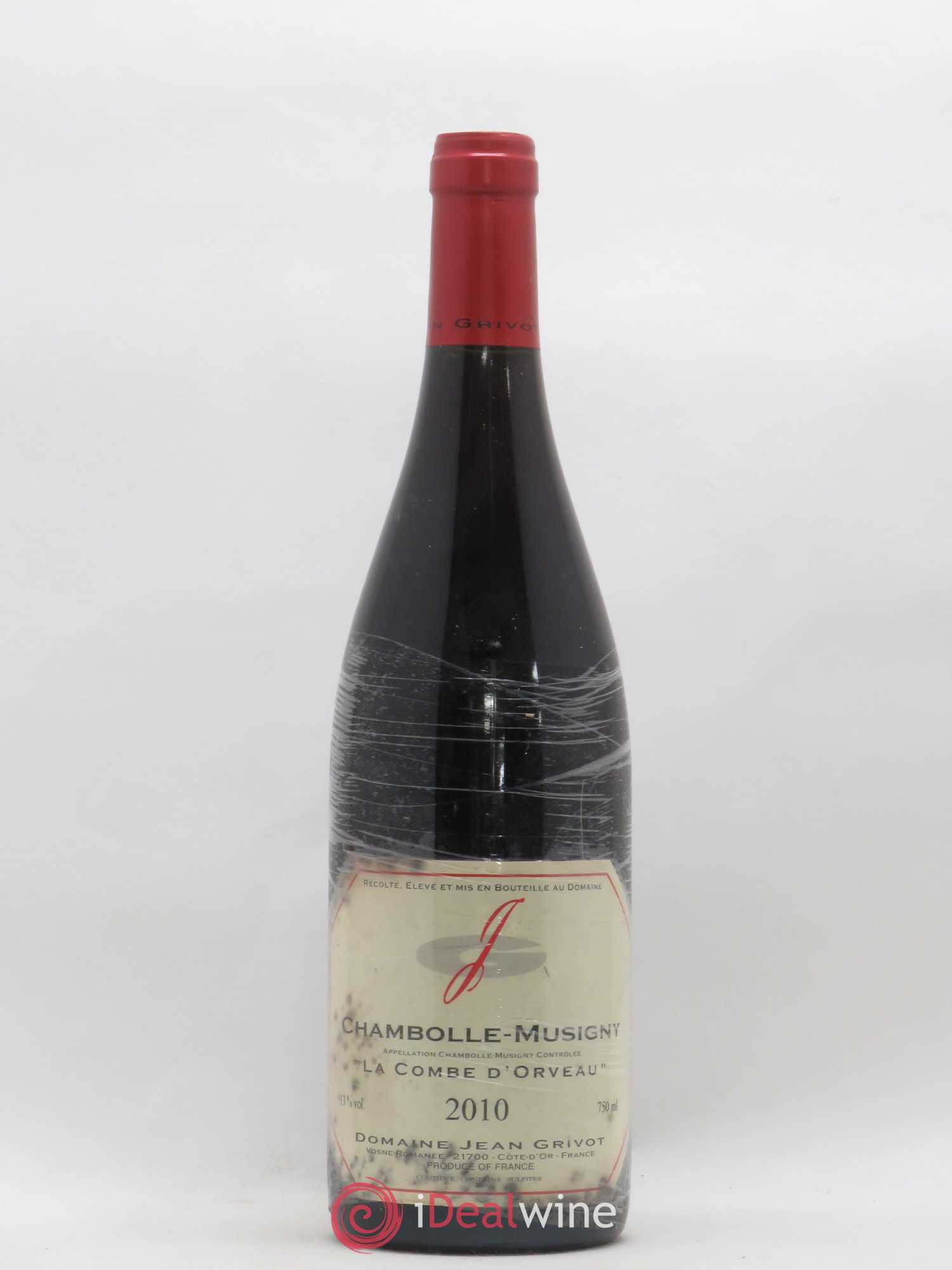 Chambolle-Musigny Combe d'Orveau Jean Grivot 2010 - Lot de 1 bouteille - 0