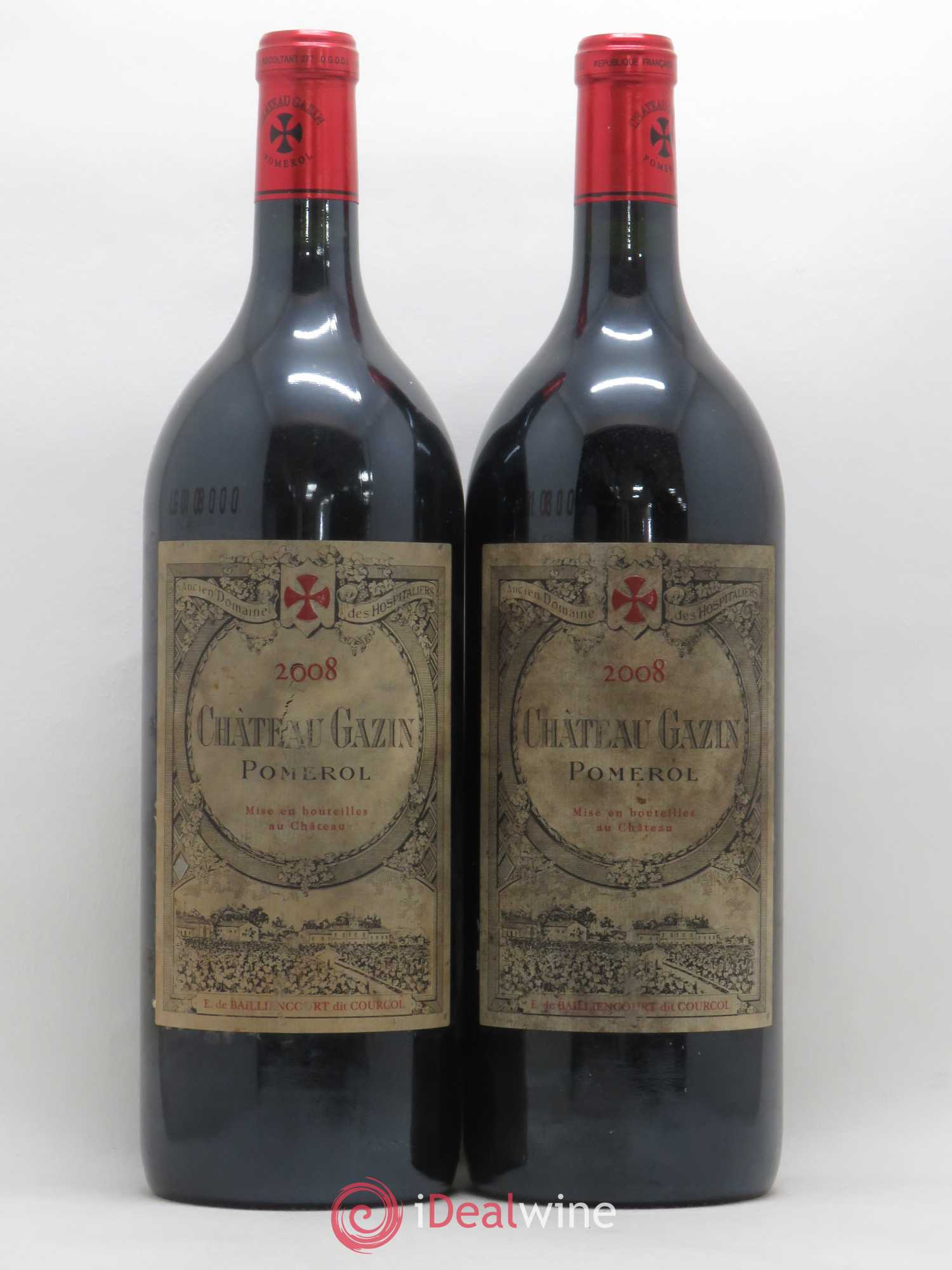 Château Gazin 2008 - Lot de 2 magnums - 0