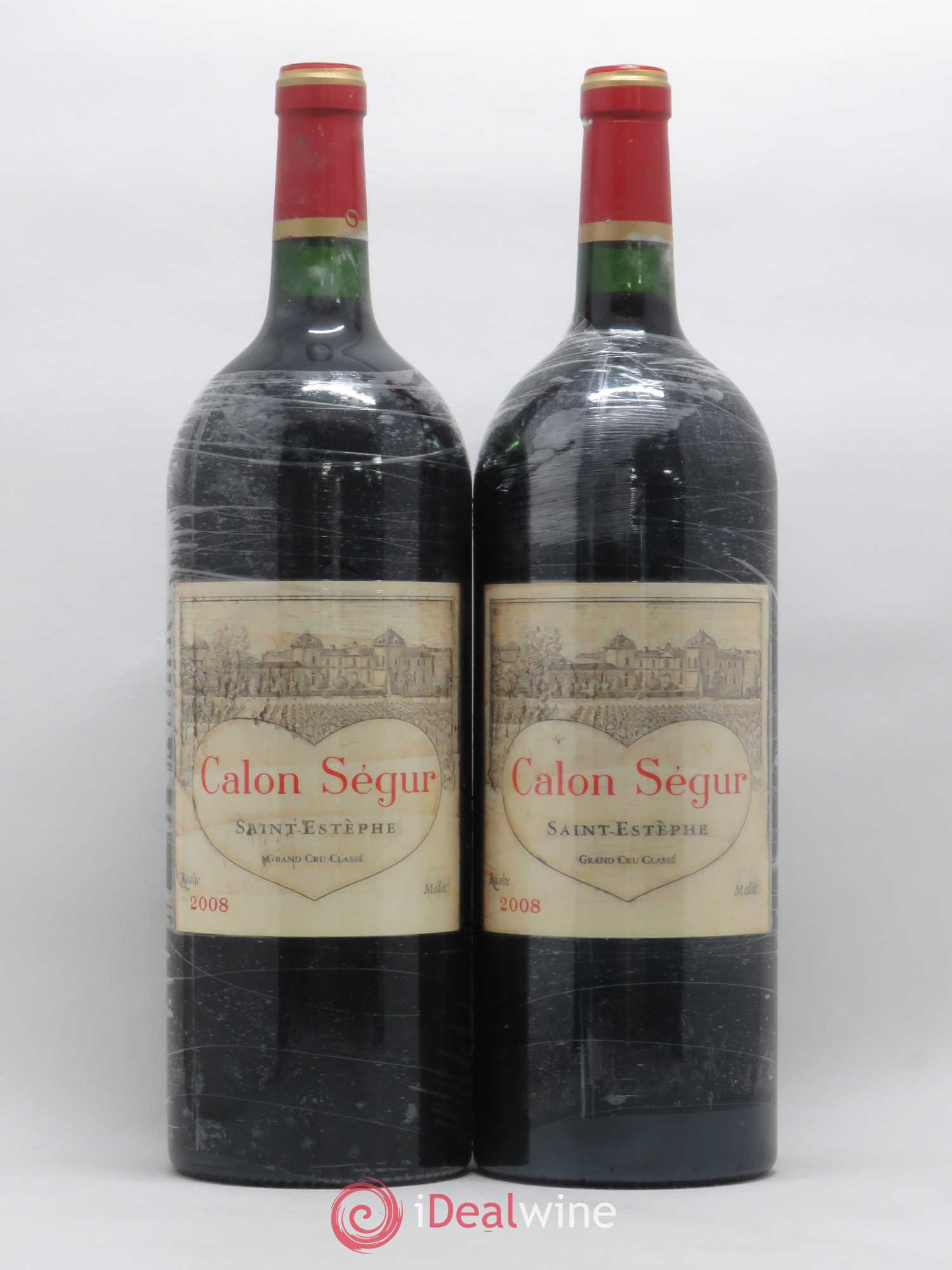 Château Calon Ségur 3ème Grand Cru Classé 2008 - Lot de 2 magnums - 0