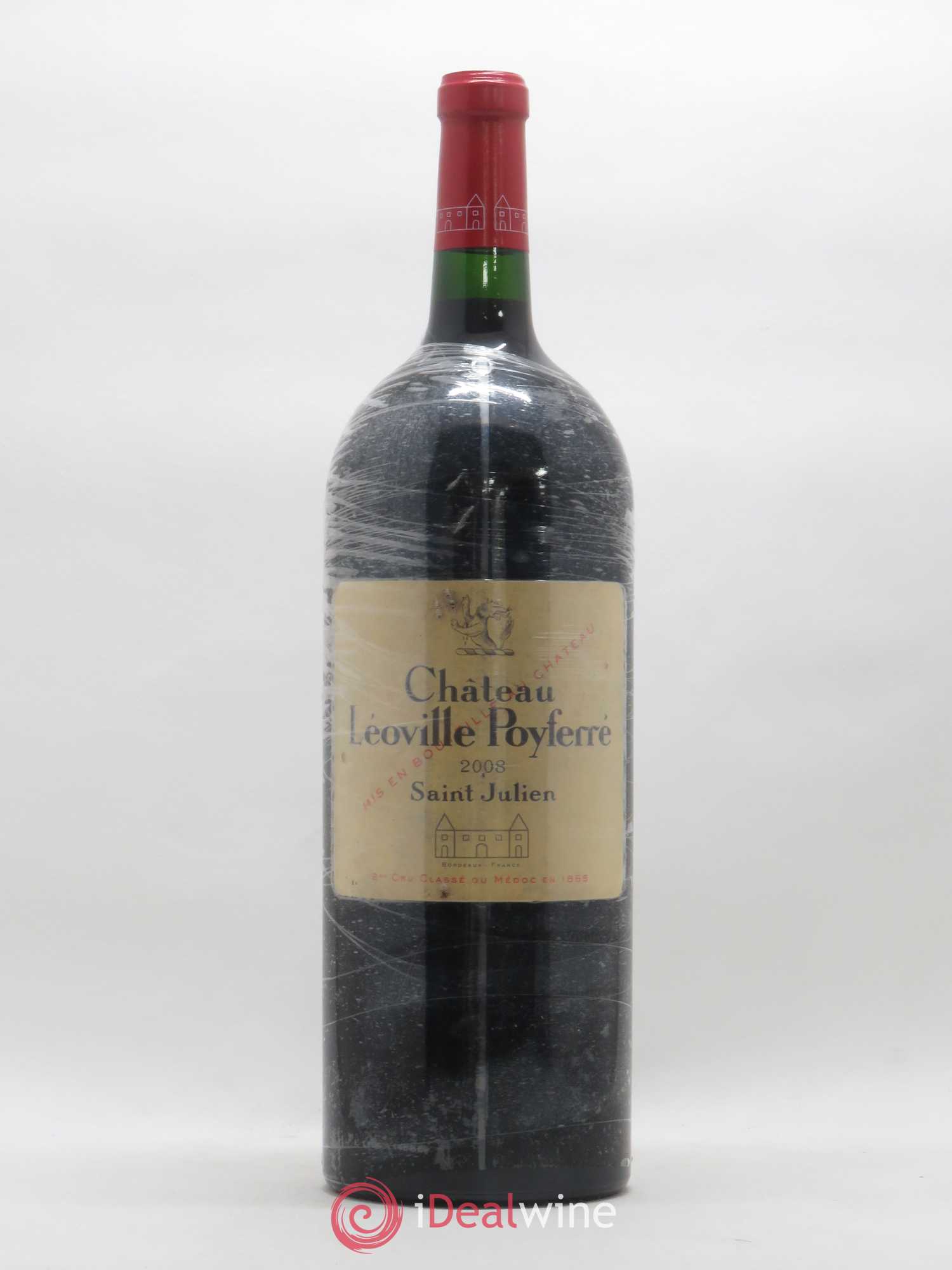 Château Léoville Poyferré 2ème Grand Cru Classé 2008 - Lot de 1 magnum - 0