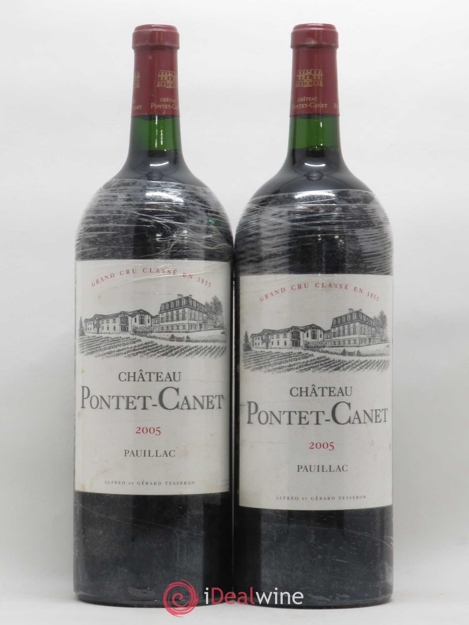 Château Pontet Canet 5ème Grand Cru Classé 2005 - Lot de 2 magnums - 0