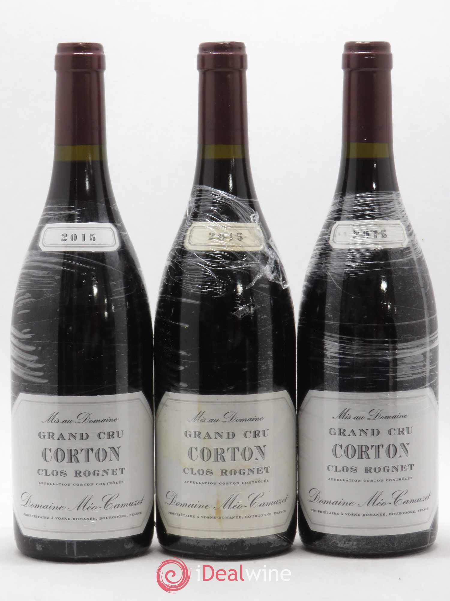 Corton Grand Cru Clos Rognet Méo-Camuzet (Domaine) 2015 - Lot de 3 bouteilles - 0