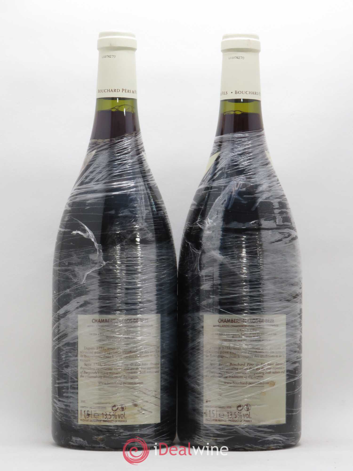Chambertin Clos de Bèze Grand Cru Bouchard Père & Fils 2009 - Lot de 2 magnums - 1