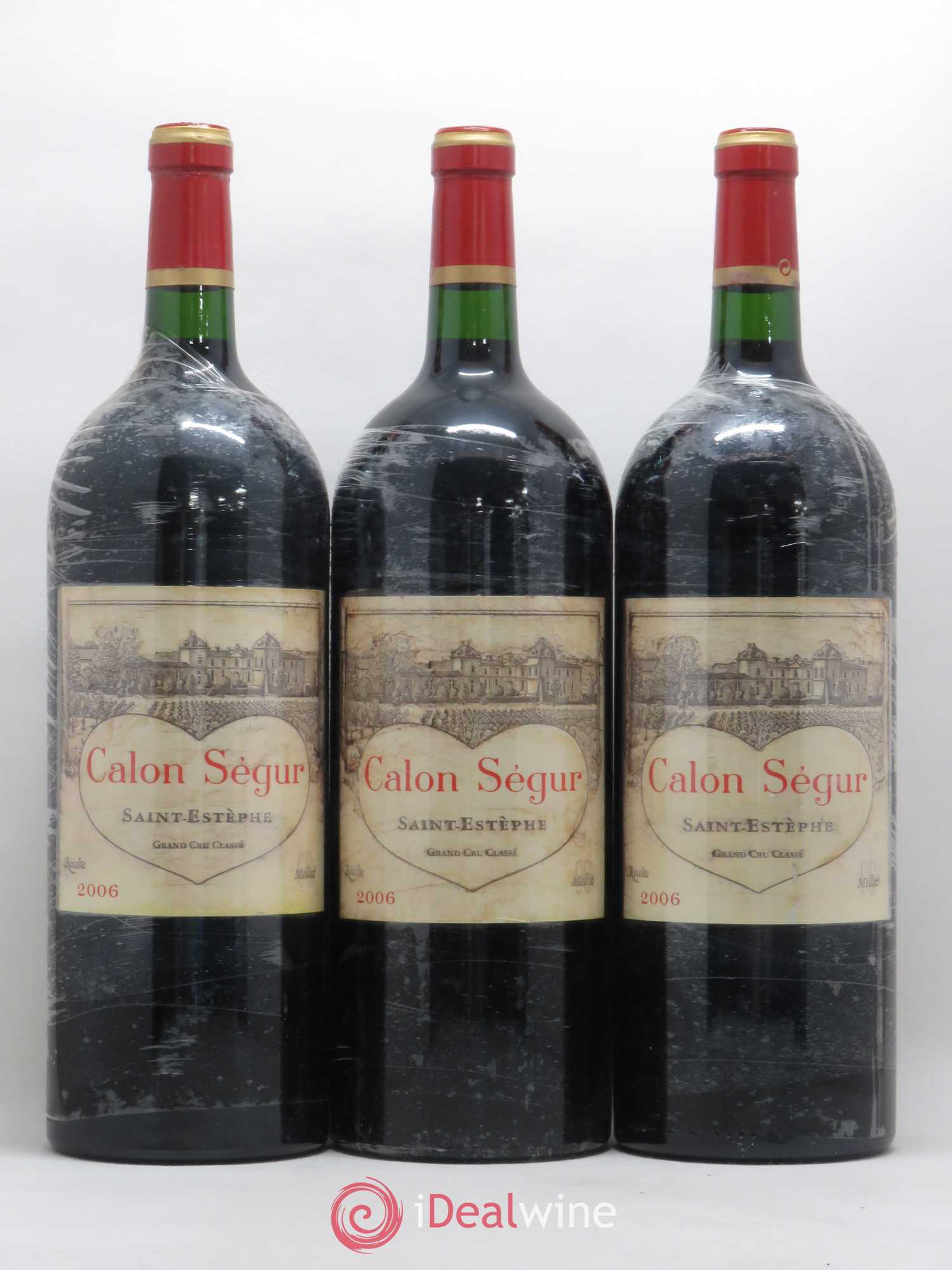 Château Calon Ségur 3ème Grand Cru Classé 2006 - Lot de 3 magnums - 0