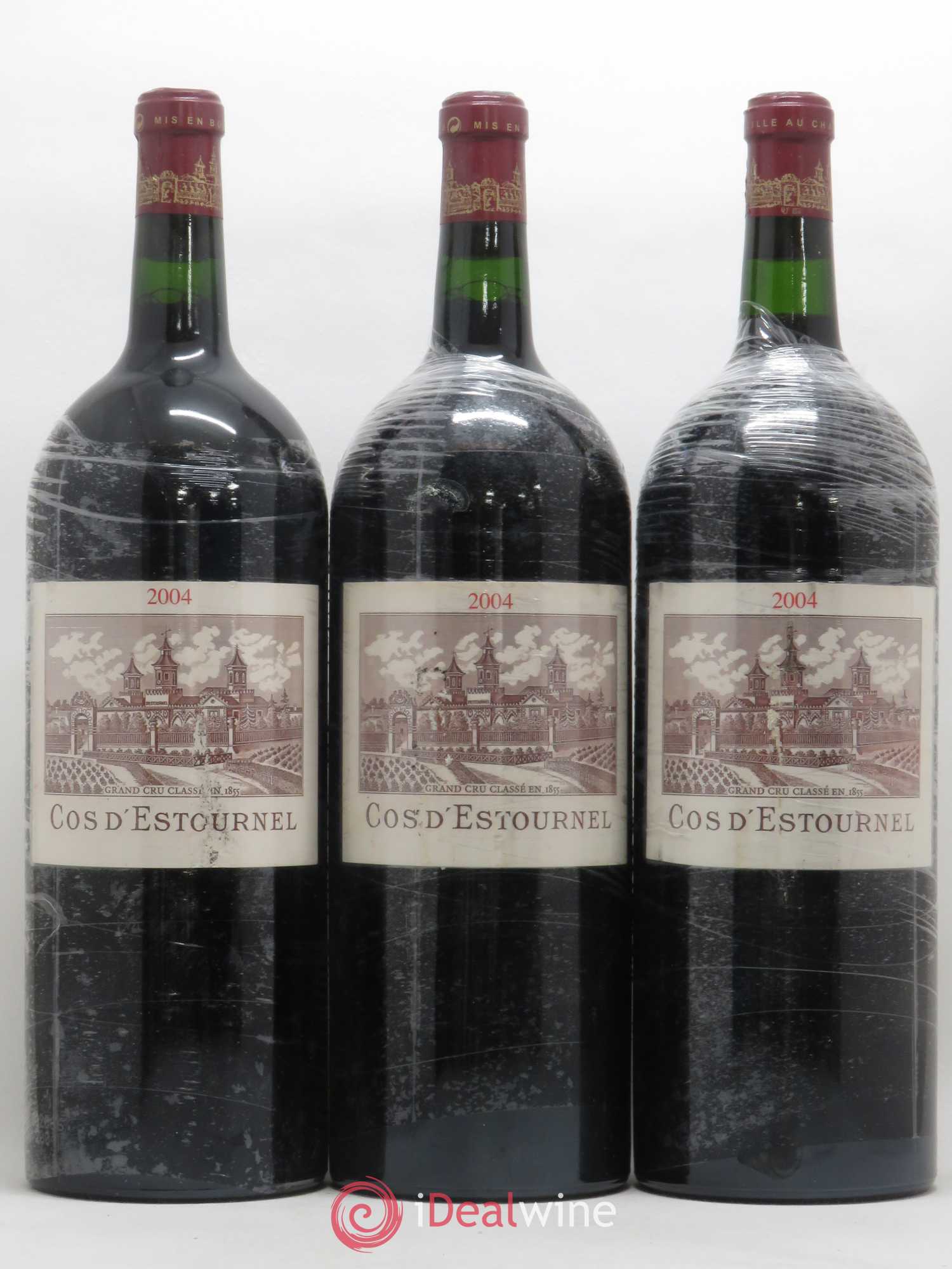 Cos d'Estournel 2ème Grand Cru Classé 2004 - Lot de 3 magnums - 0