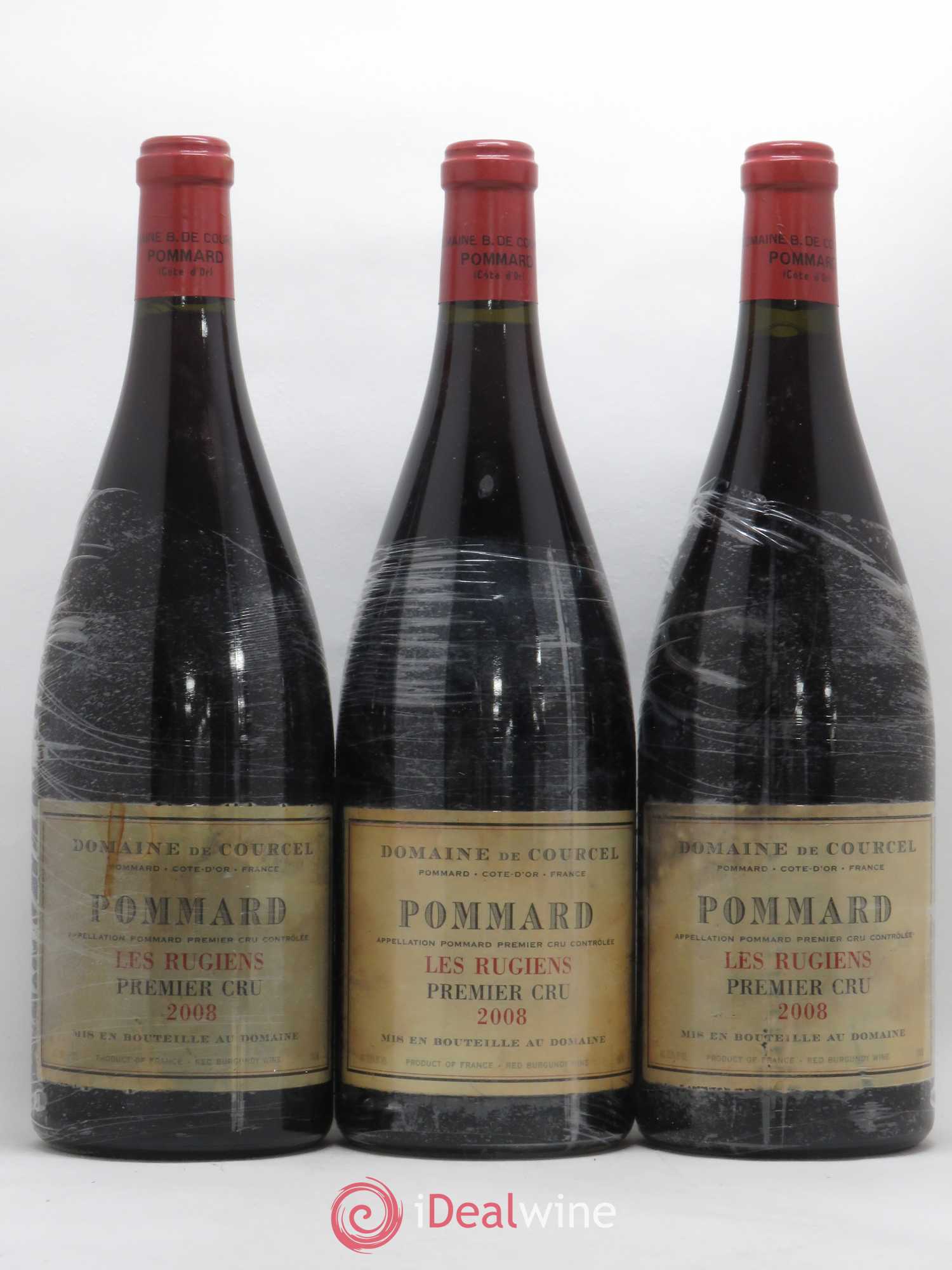 Pommard 1er Cru Les Rugiens de Courcel (Domaine) 2008 - Lot de 3 magnums - 0