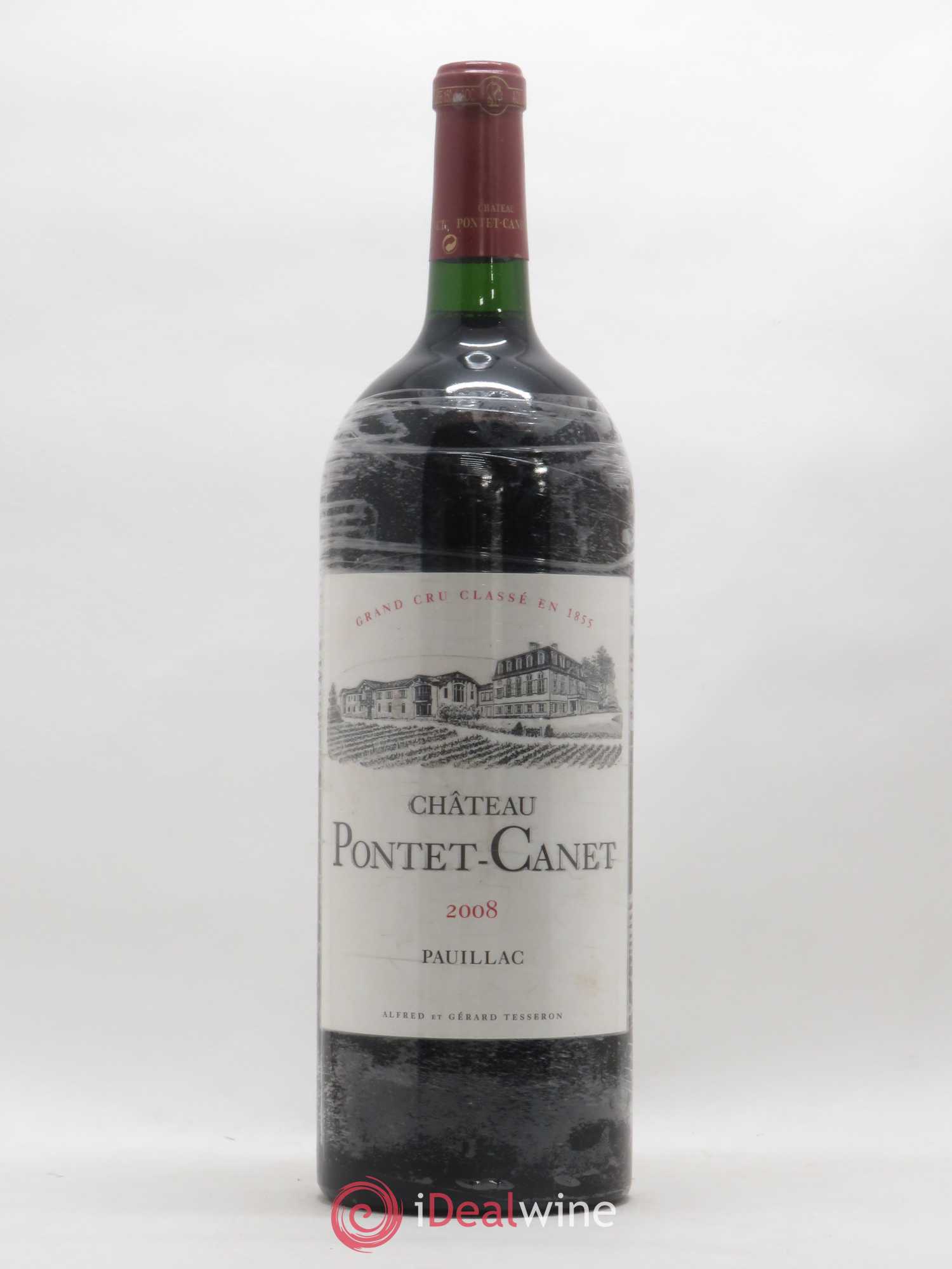 Château Pontet Canet 5ème Grand Cru Classé 2008 - Lot de 1 magnum - 0