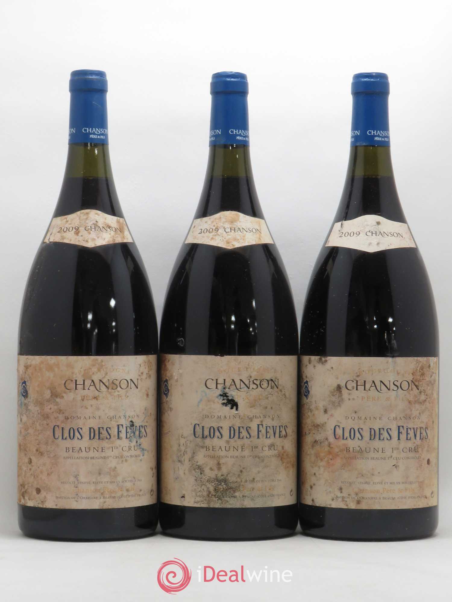Beaune 1er Cru Clos des Fèves Chanson 2009 - Lot de 3 magnums - 0